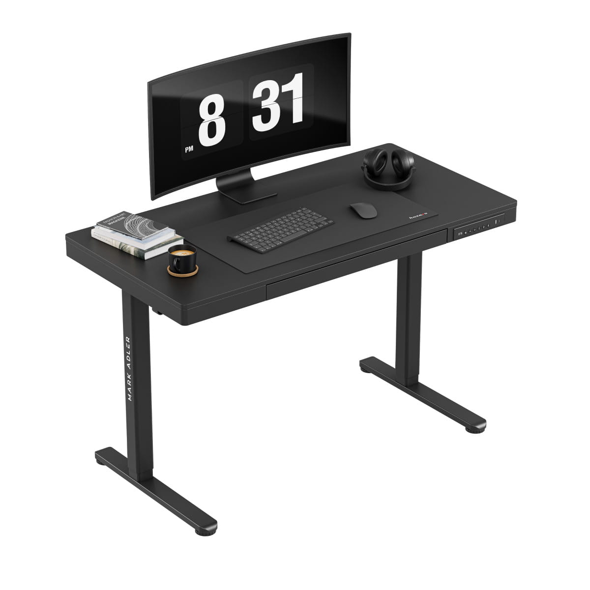 Biurko elektryczne Mark Adler Leader 8.2 Black 120 cm OUTLET
