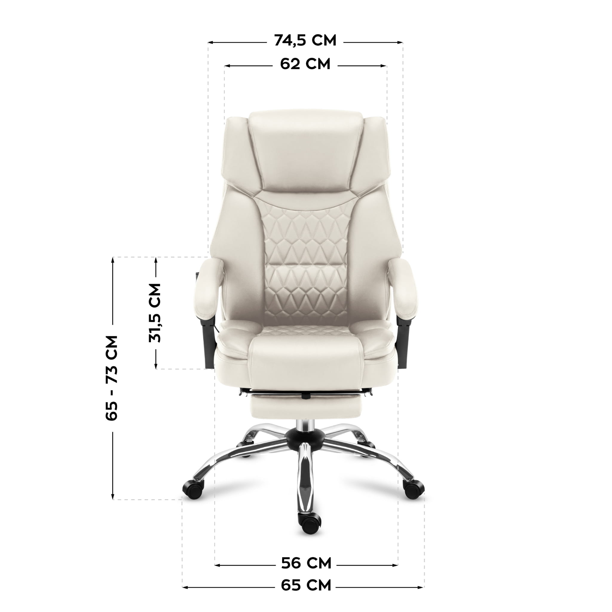 Fotel biurowy Mark Adler Boss 6.0 Beige OUTLET