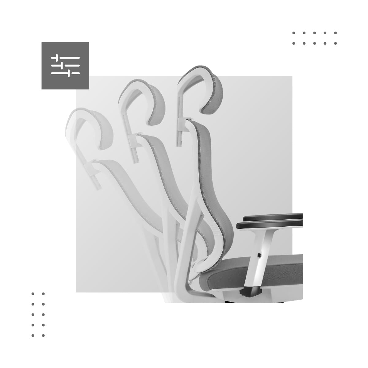 Fotel ergonomiczny Mark Adler Manager 3.3 White OUTLET