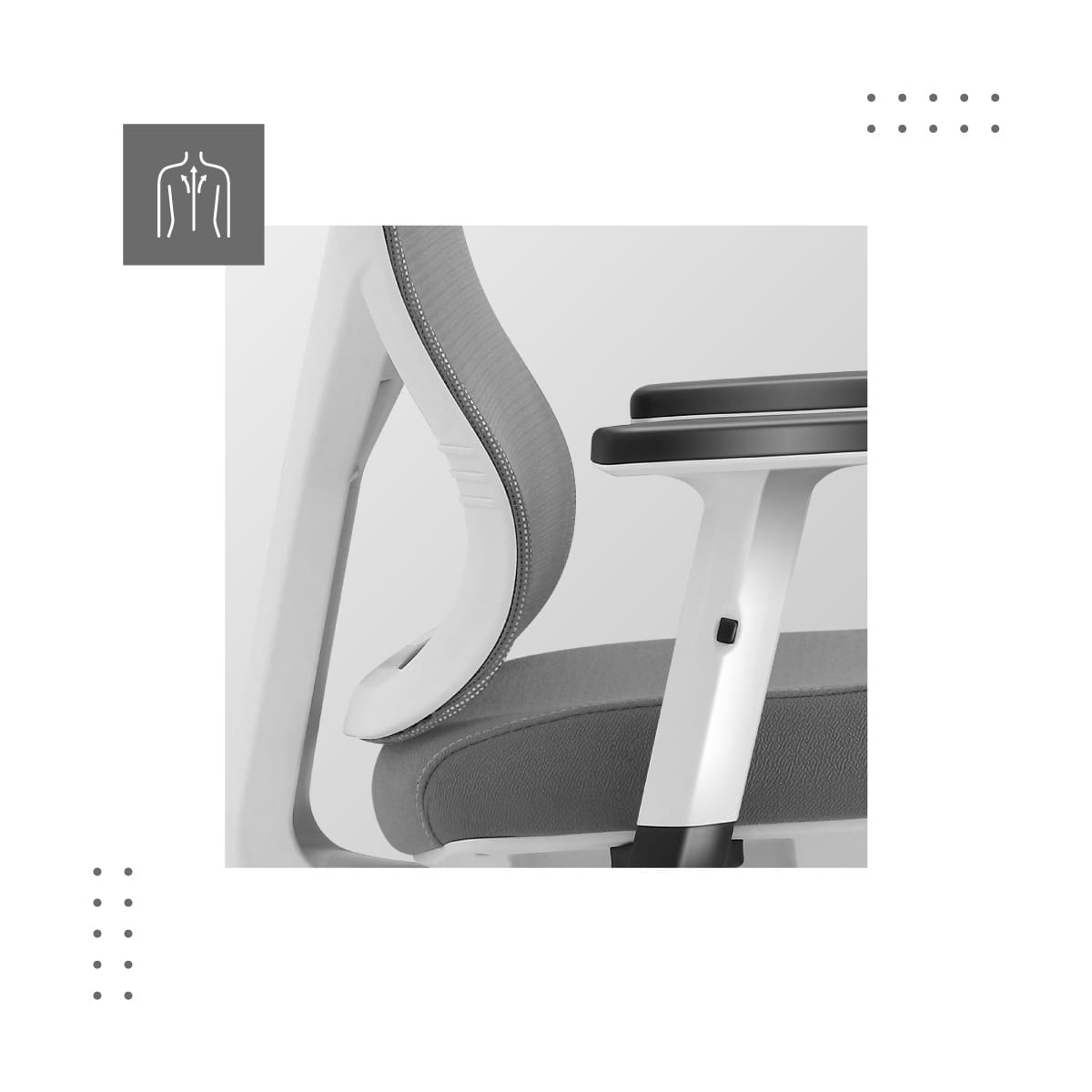 Fotel ergonomiczny Mark Adler Manager 3.3 White OUTLET