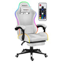 Fotel Gamingowy HUZARO Force 4.7 White RGB