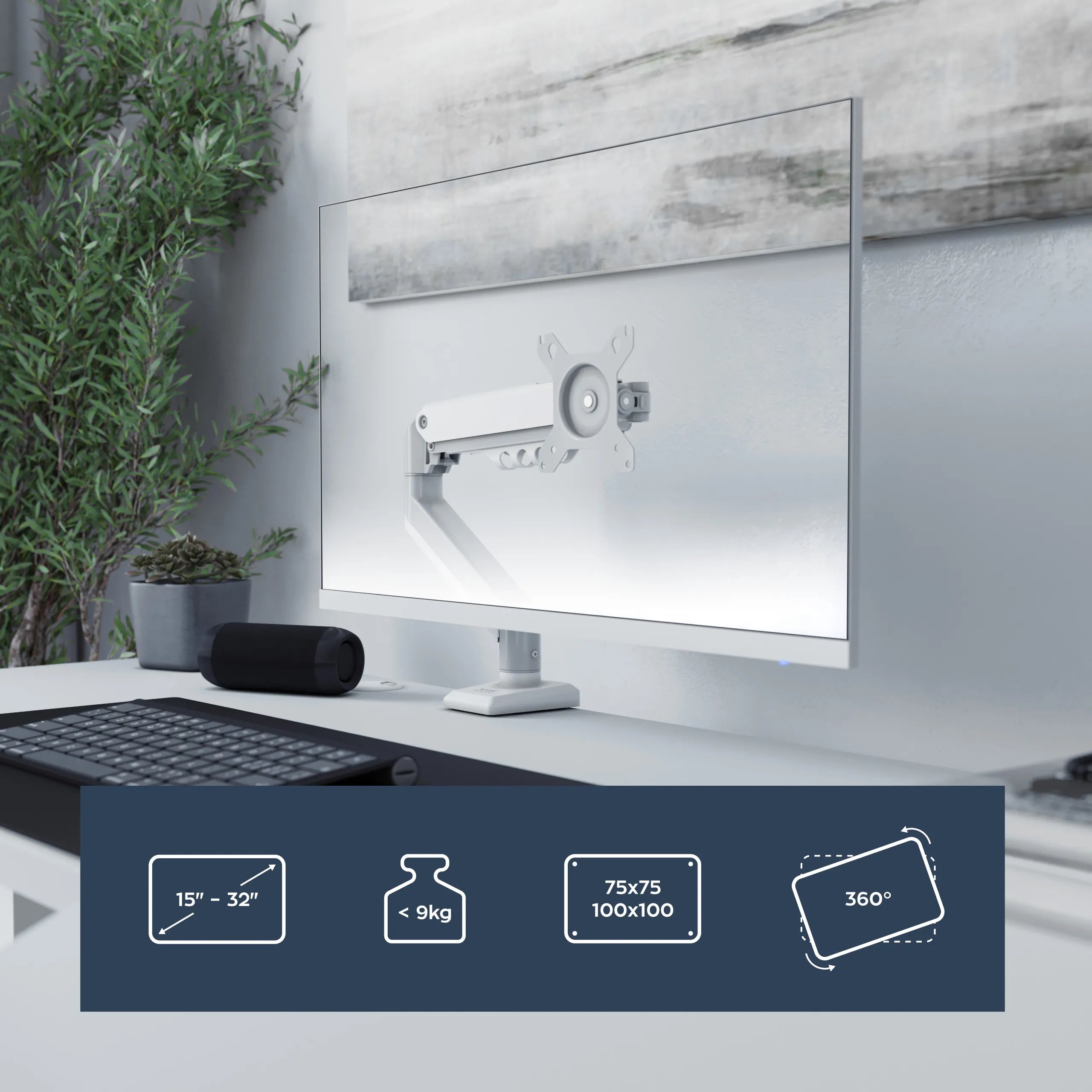 Uchwyt na monitor do biurka Mark Adler Flow 2.0