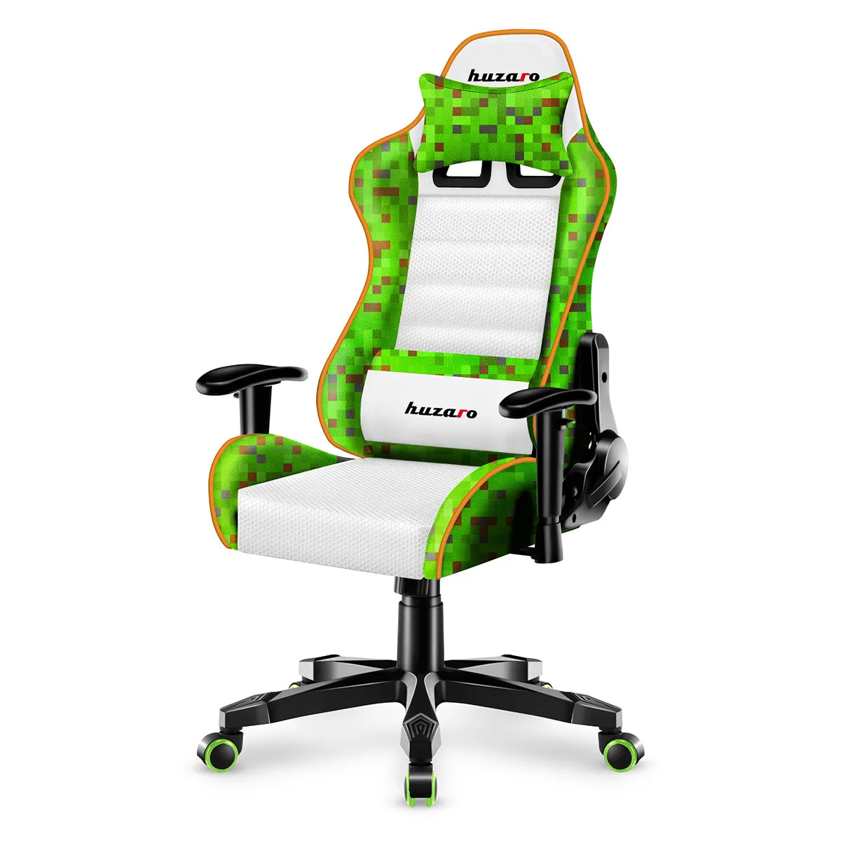 Fotel gamingowy dla dziecka Huzaro Ranger 6.0 Pixel White OUTLET
