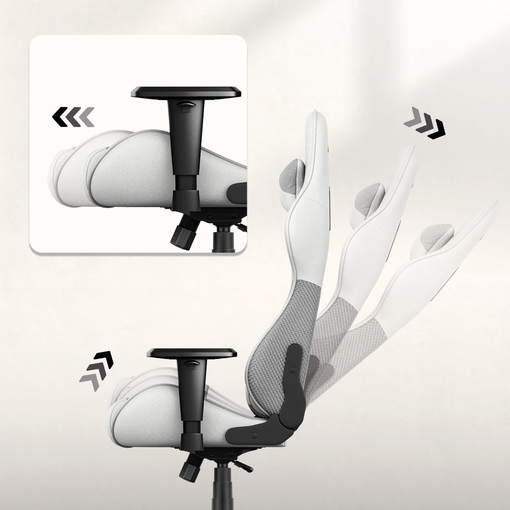 Fotel Gamingowy HUZARO FORCE 6.2  White Mesh