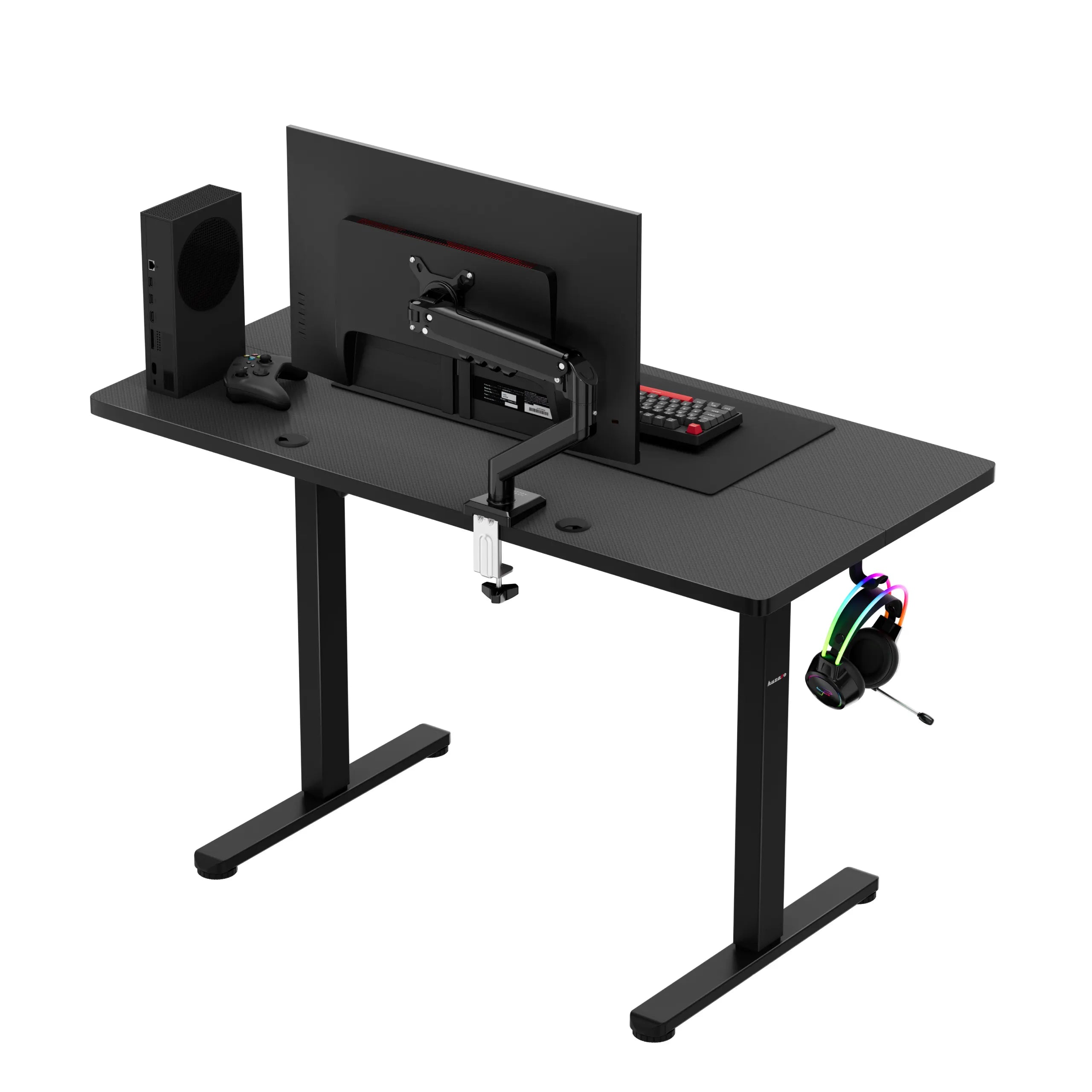 Biurko elektryczne gamingowe Huzaro Hero 8.1 Black 120 cm