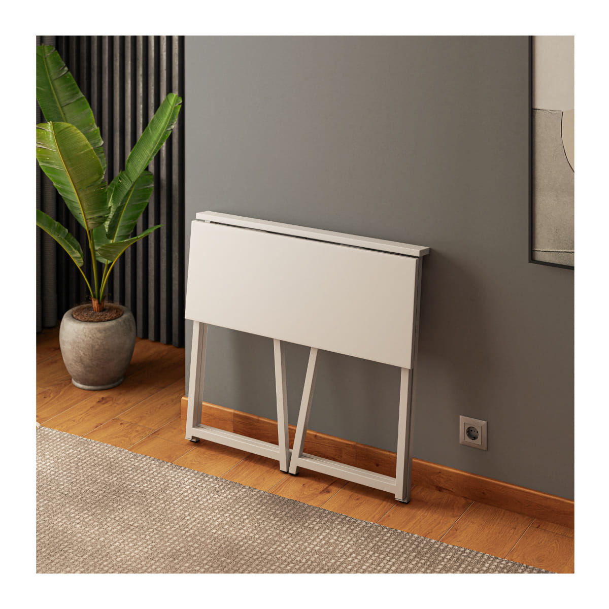Biurko składane Mark Adler Leader 1.5 White 80 cm OUTLET
