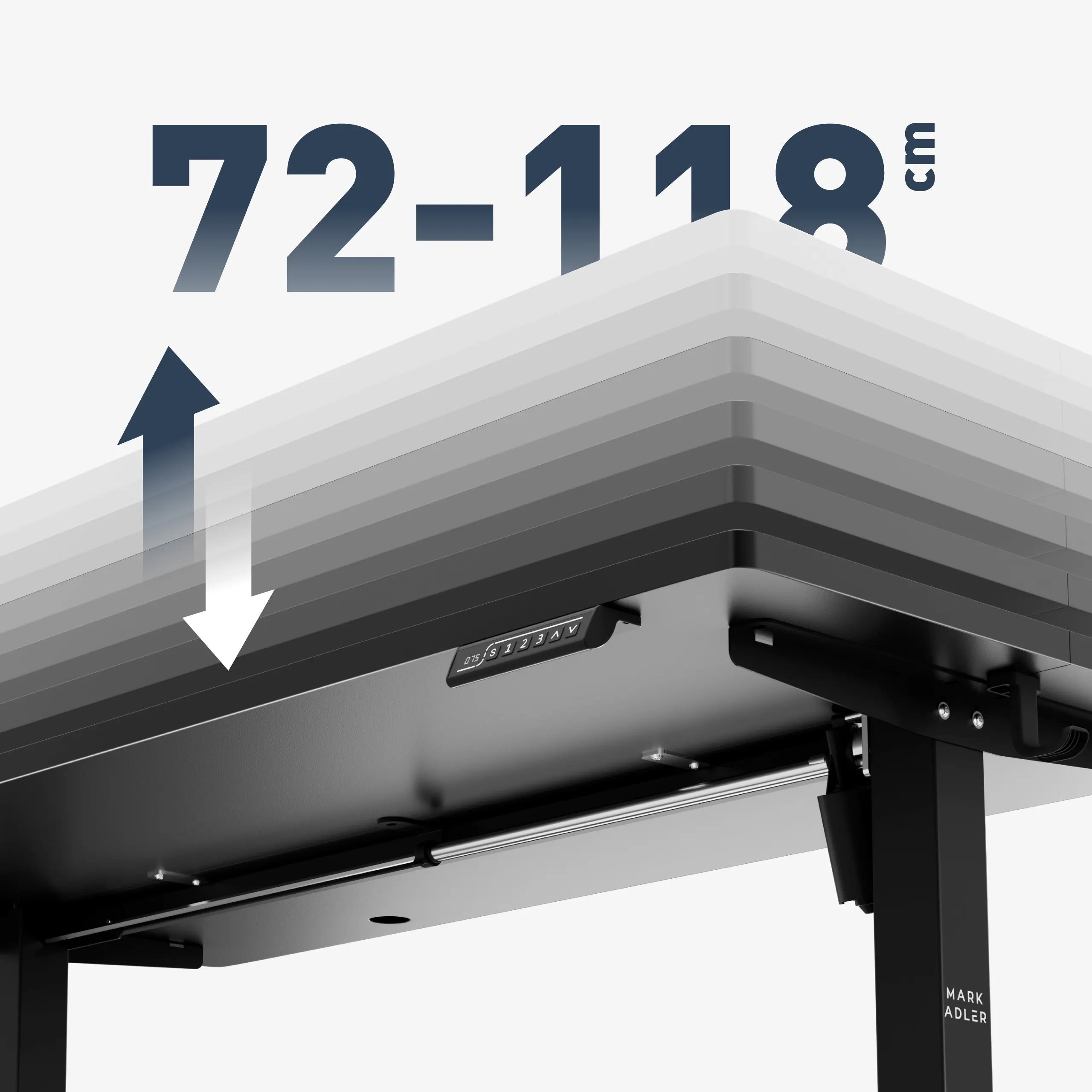 Biurko elektryczne Mark Adler Leader 7.3 Black 140 cm