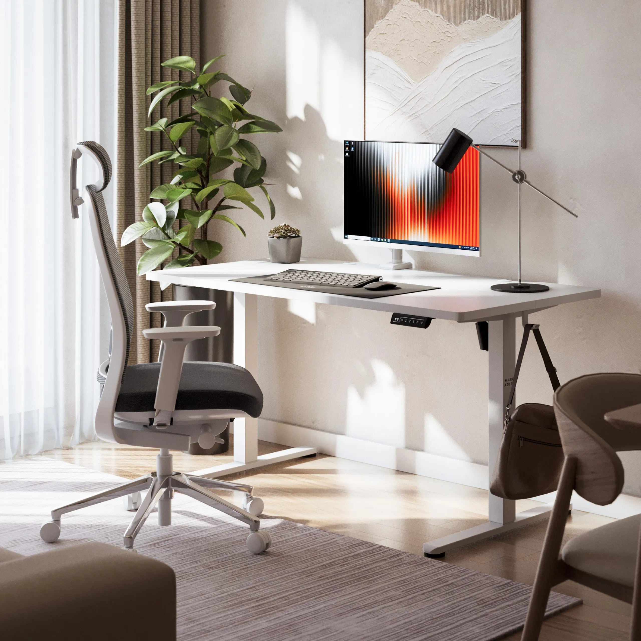 Biurko elektryczne Mark Adler Leader 7.3 White 140 cm