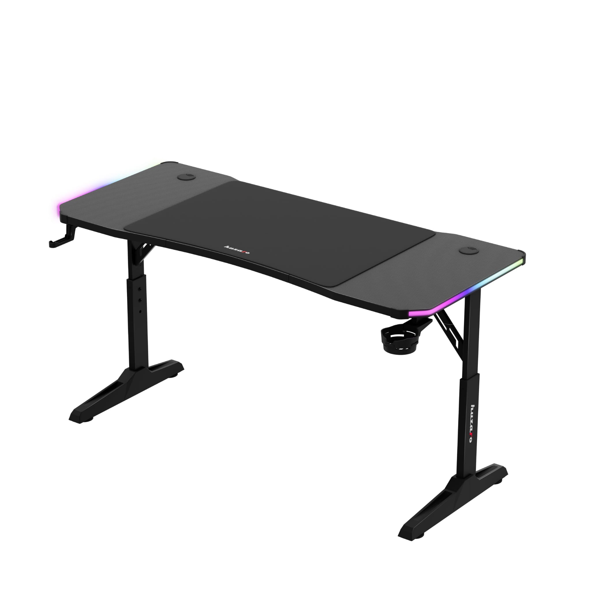 Biurko gamingowe Huzaro Hero 3.6 RGB LED Black 140 cm