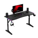 Biurko gamingowe Huzaro Hero 3.6 RGB LED Black 140 cm