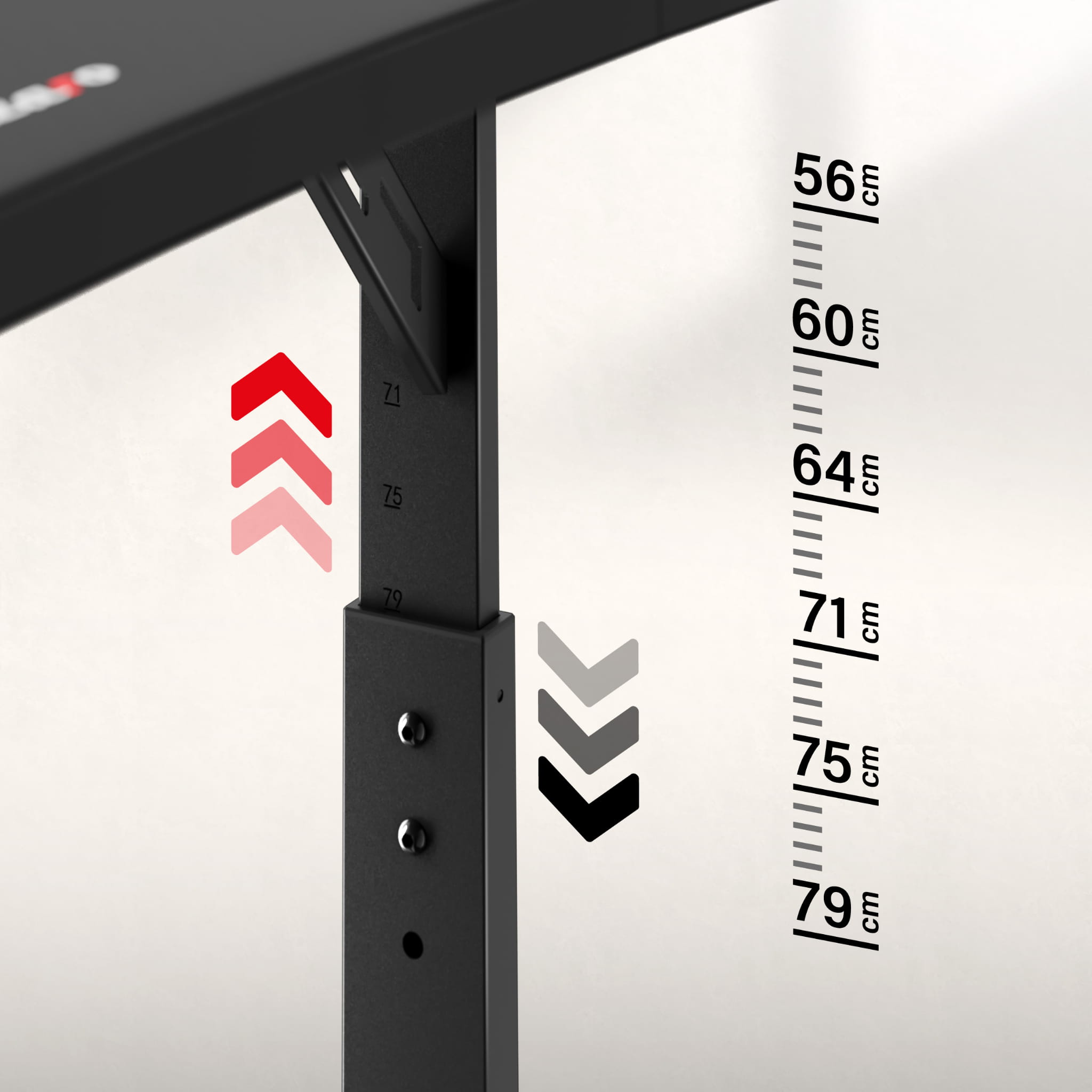 Biurko gamingowe Huzaro Hero 4.6 Black 160 cm