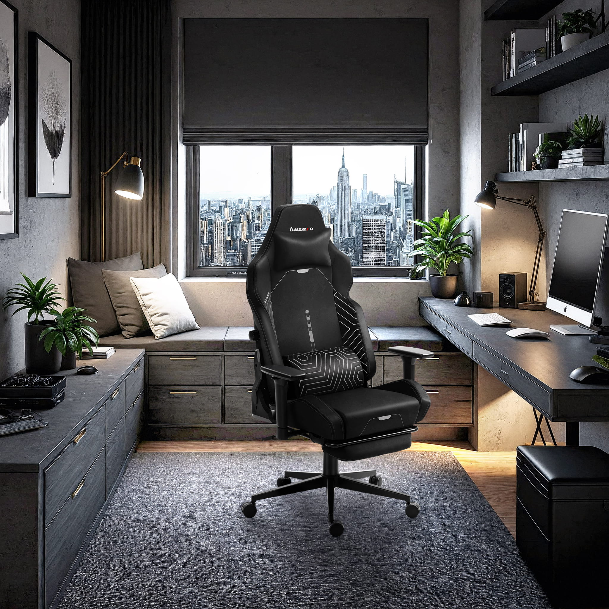 HUZARO FORCE 8.1 Black Gaming Chair