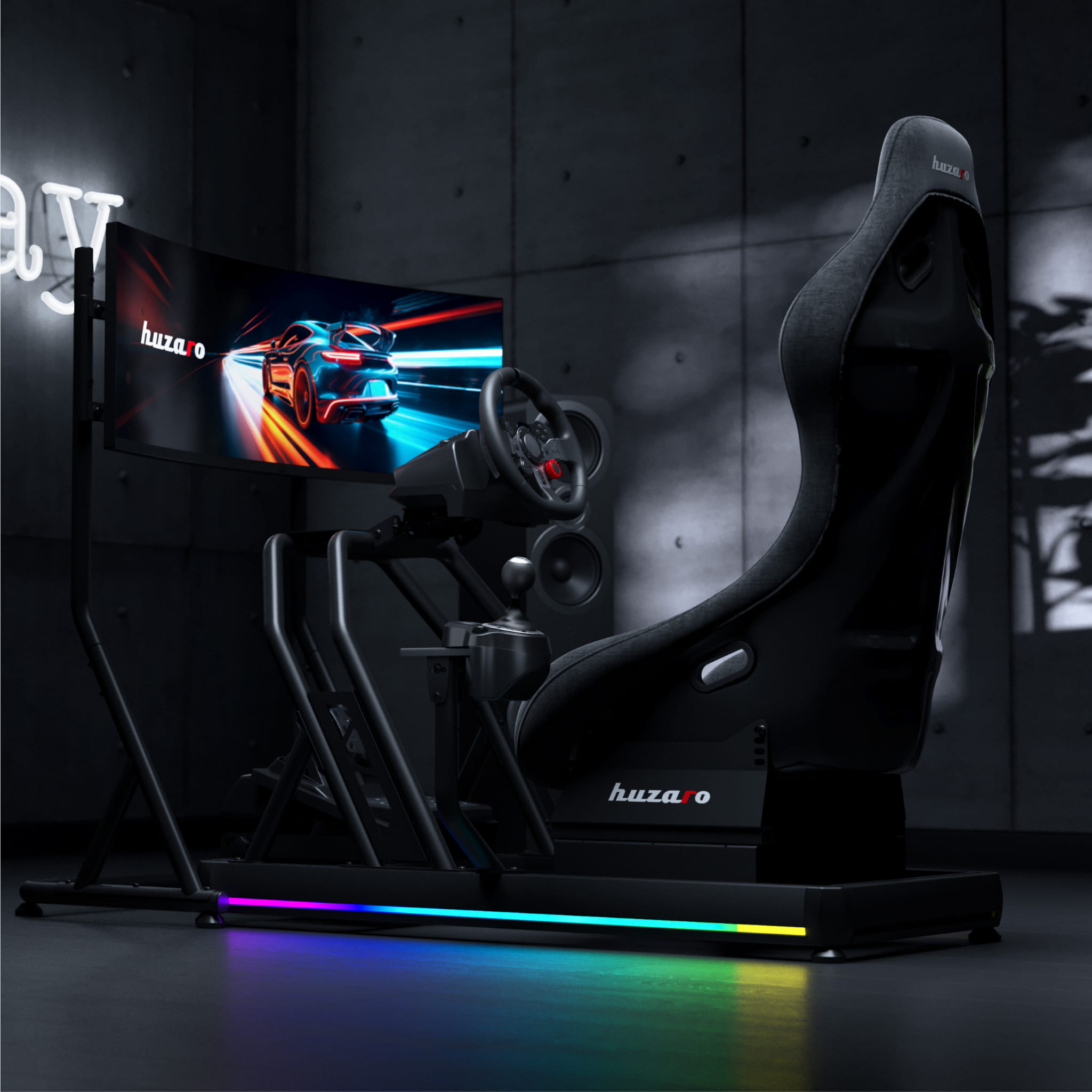 Stojak na telewizor Huzaro Speed 9.1 sim racing