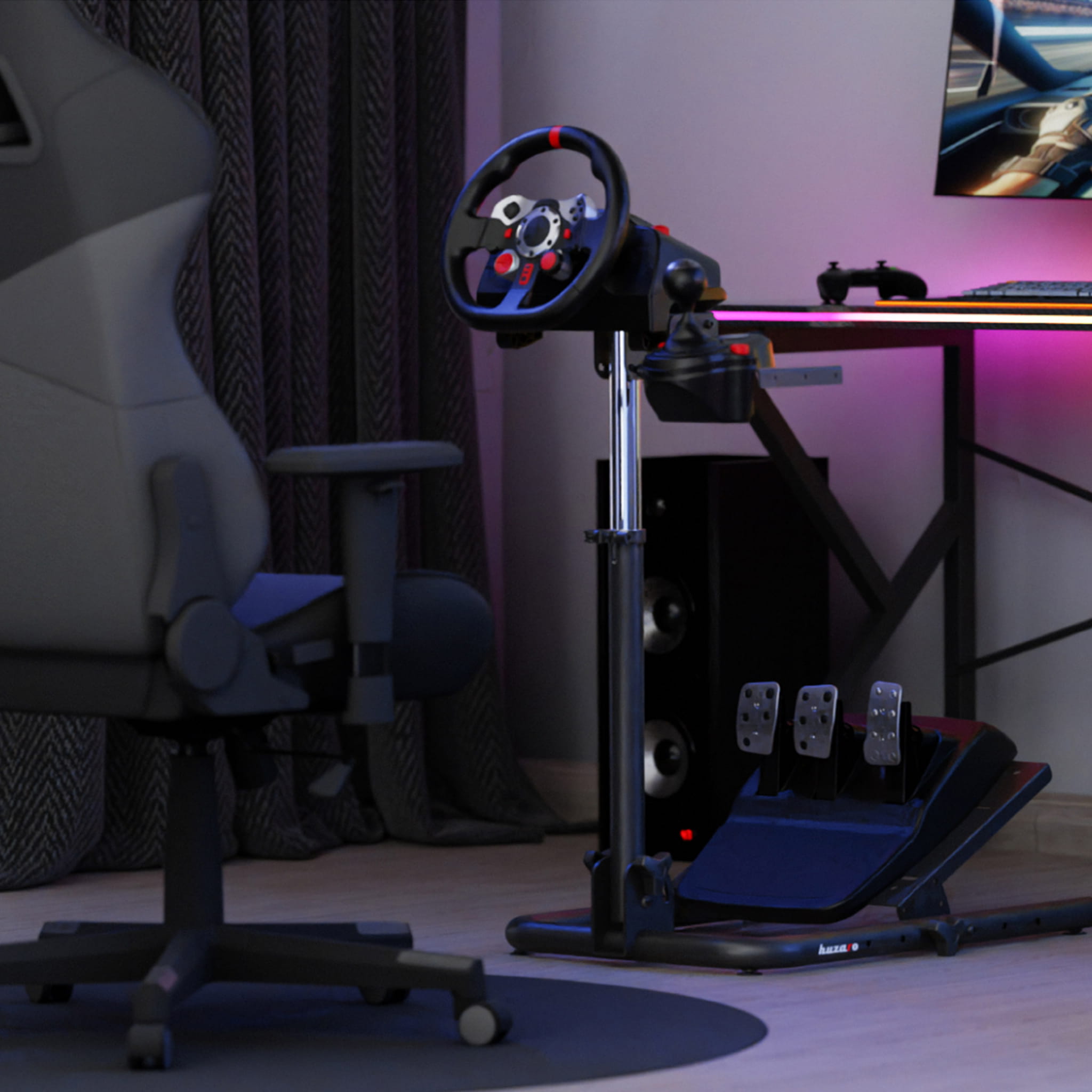 Stojak do kierownicy Huzaro SPEED 2.0 sim racing