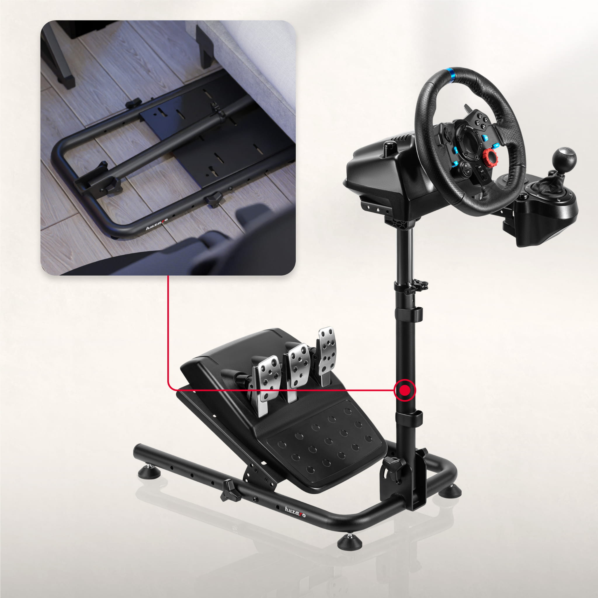 Stojak do kierownicy Huzaro SPEED 2.0 sim racing