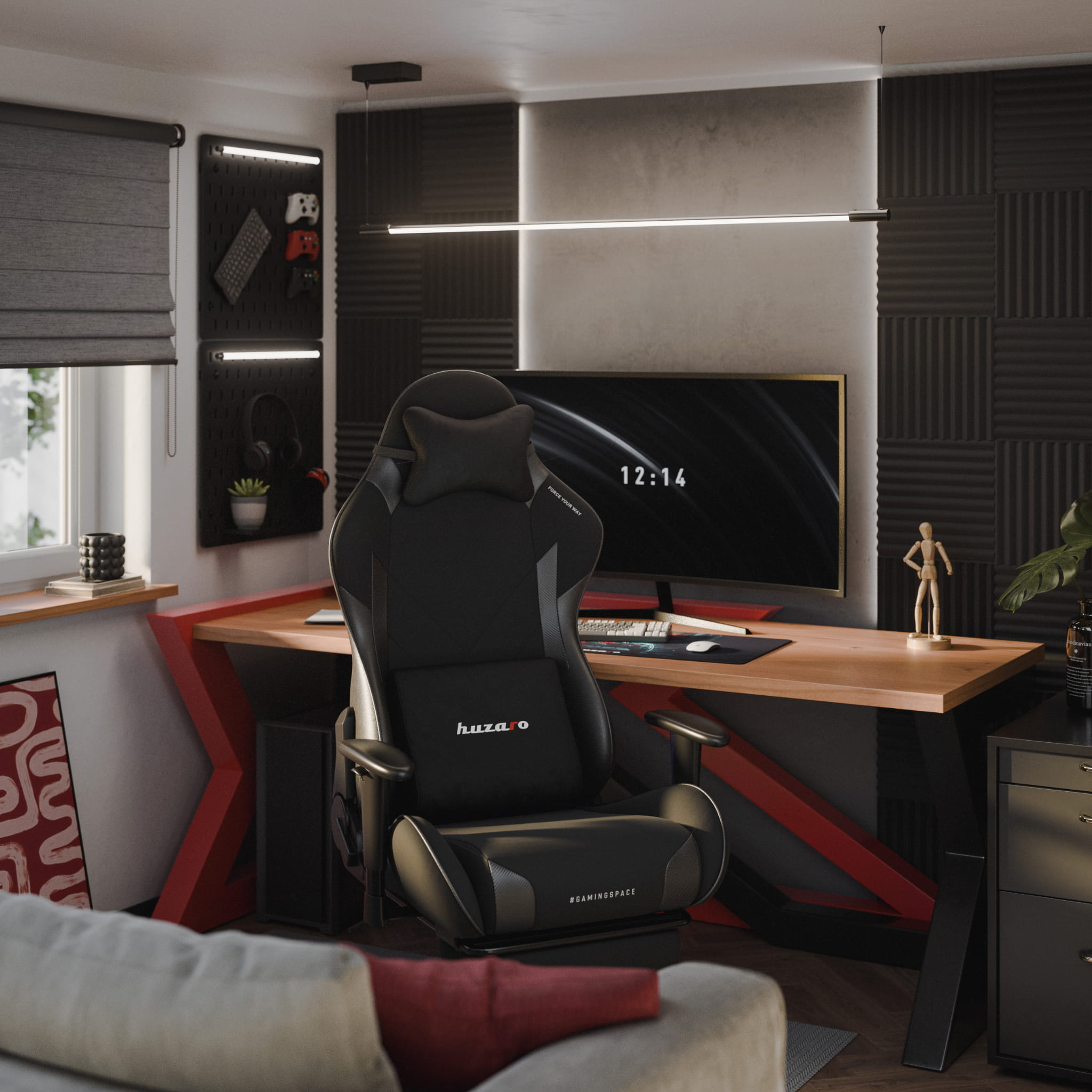 Huzaro Force 5.7 Black Gaming Chair