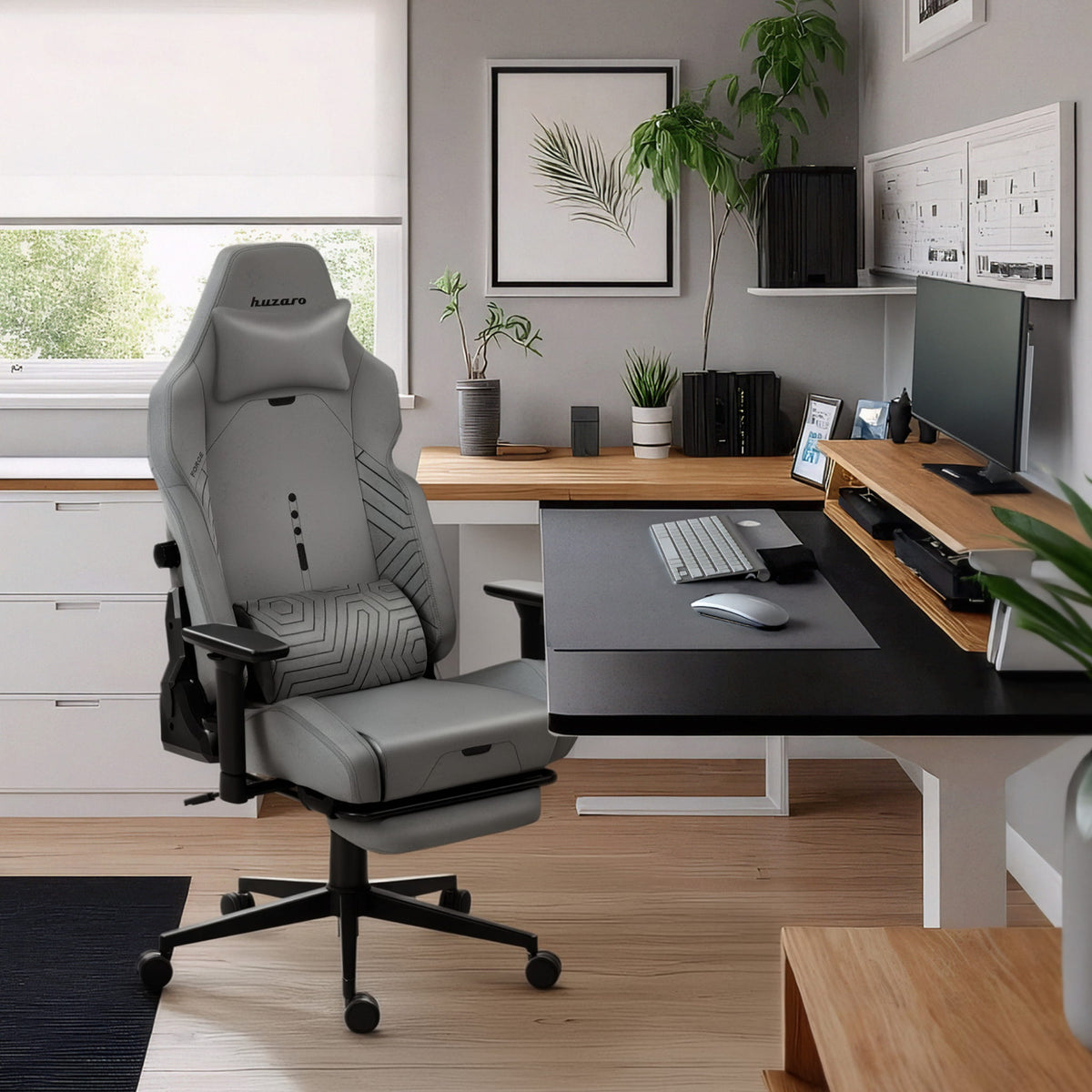 Fotel Gamingowy HUZARO FORCE 8.1 Grey OUTLET