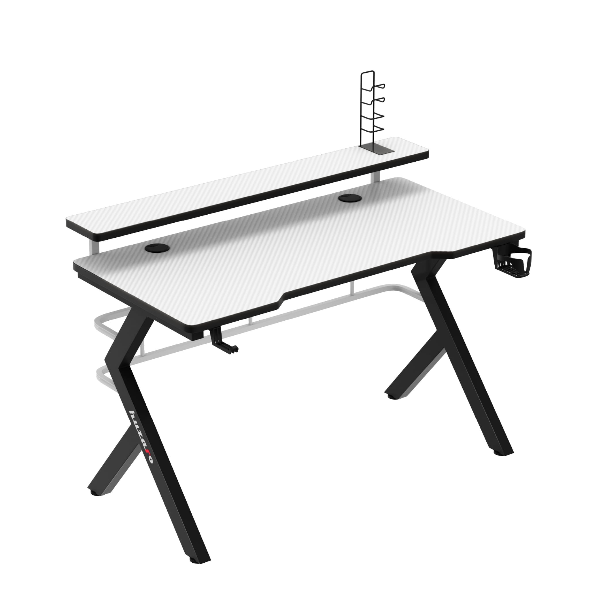 Biurko Gamingowe Huzaro Hero 5.0 White 120 cm