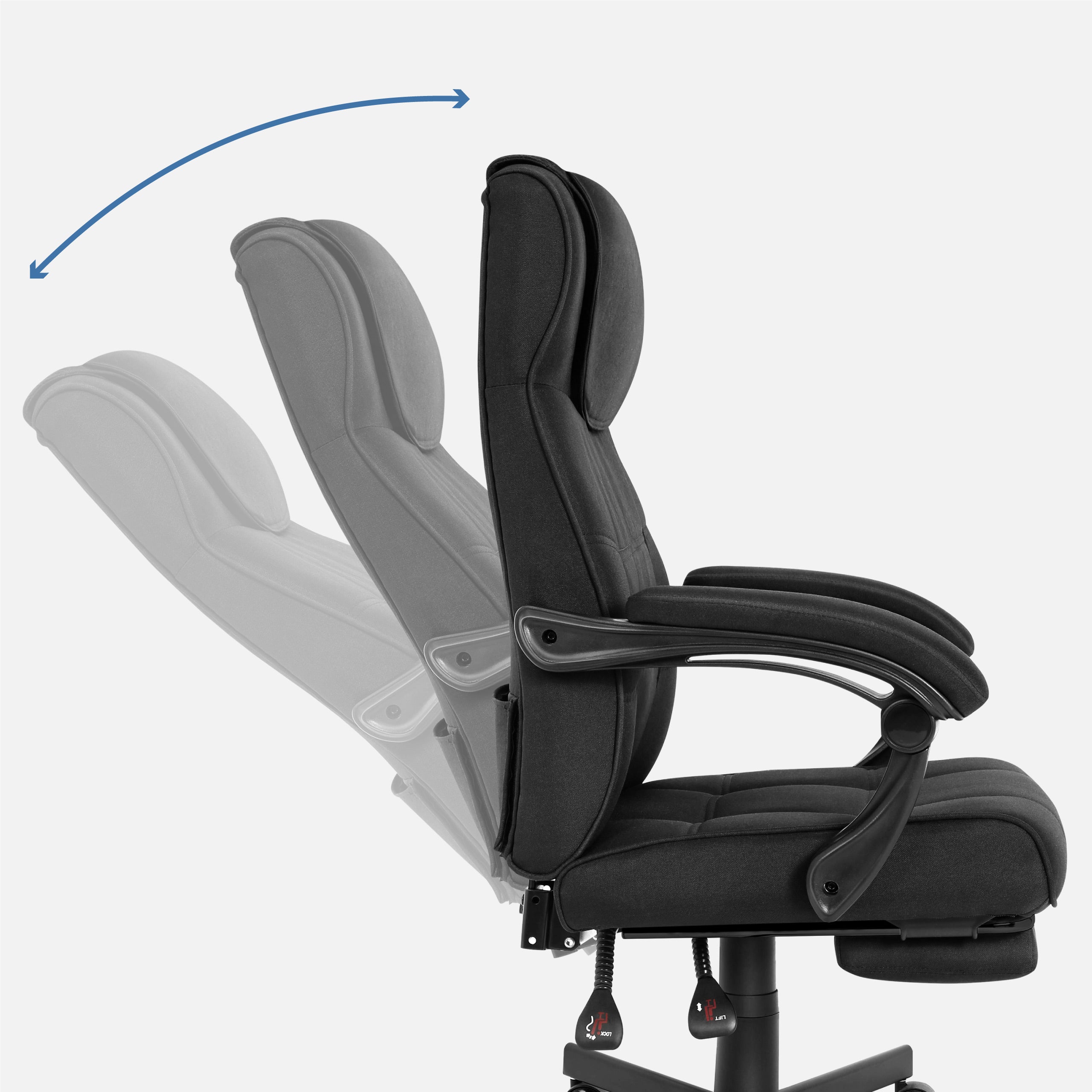Fotel biurowy z masażem Mark Adler Boss 5.3 Black