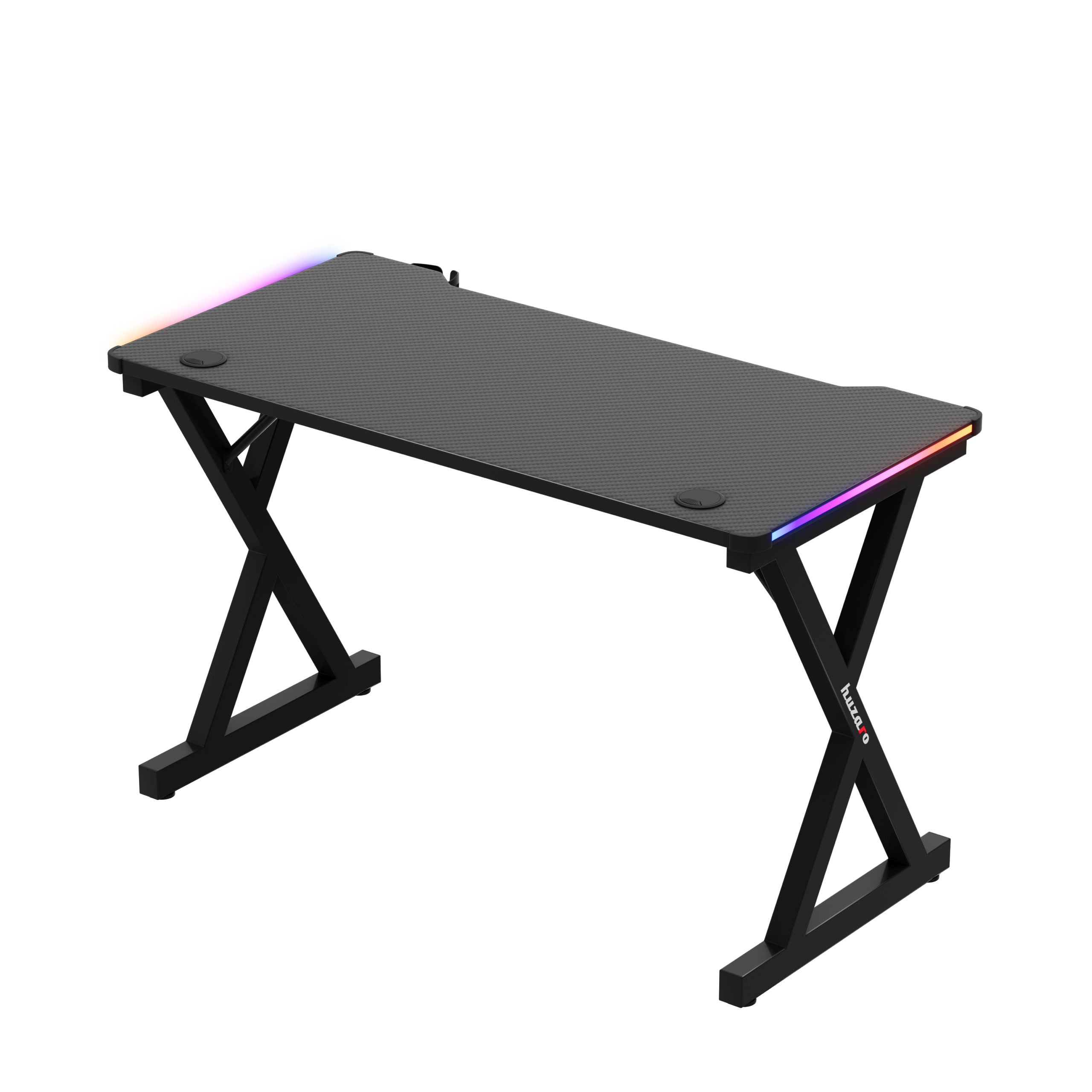 Biurko gamingowe LED Huzaro Hero 2.3 RGB 120 cm