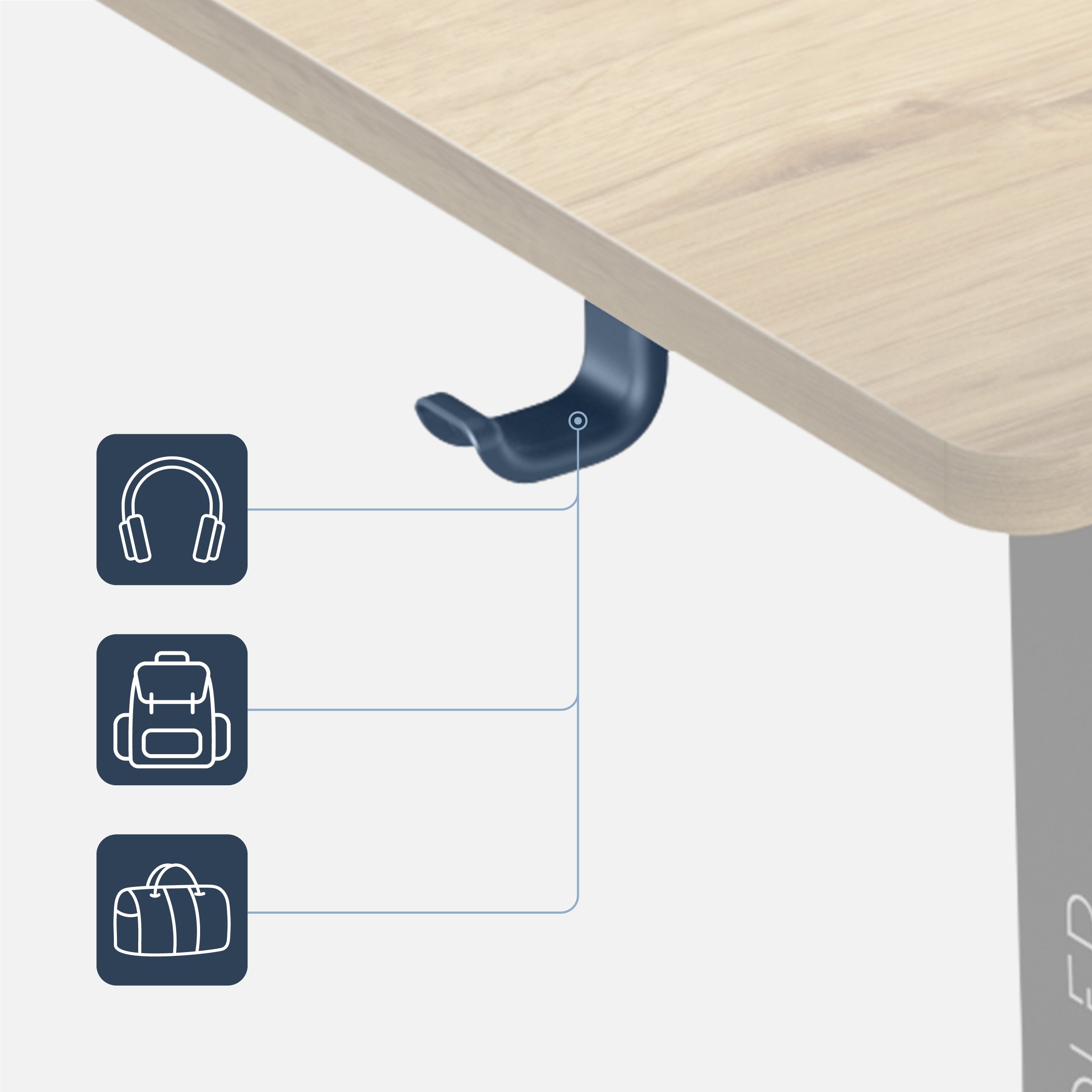 Biurko elektryczne Mark Adler Leader 7.0 120 cm