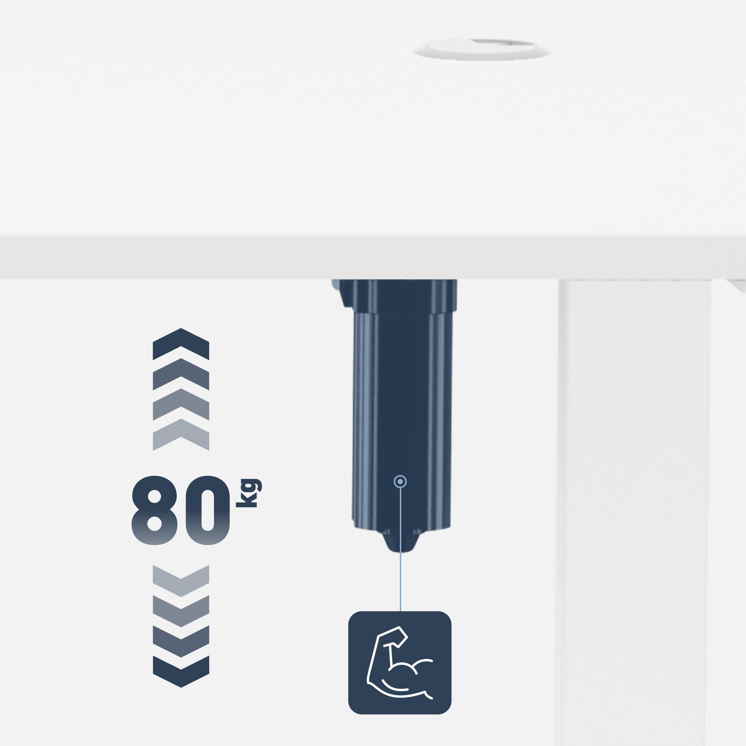 Biurko elektryczne Mark Adler Leader 7.0 White 120 cm