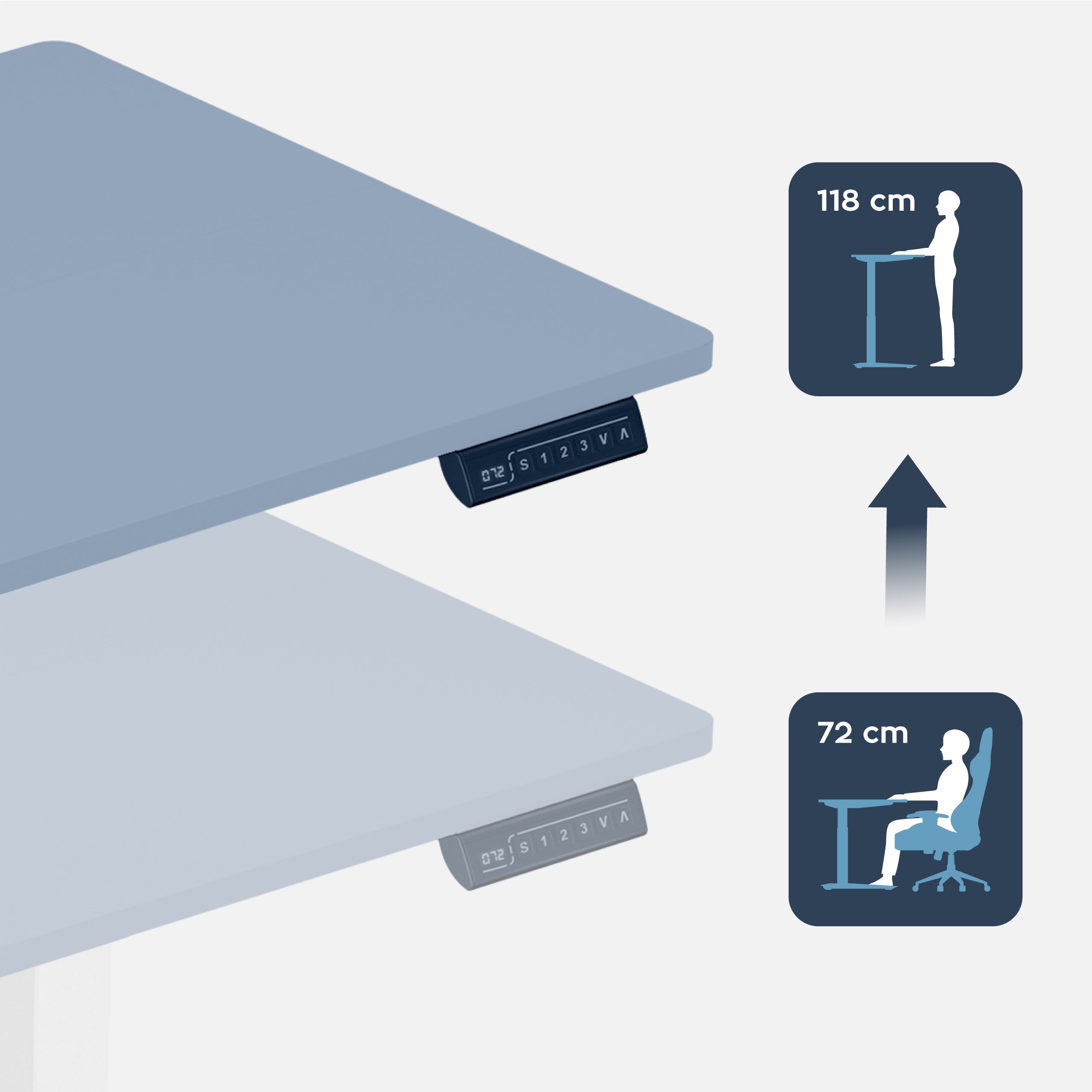 Biurko elektryczne Mark Adler Leader 7.0 White 120 cm