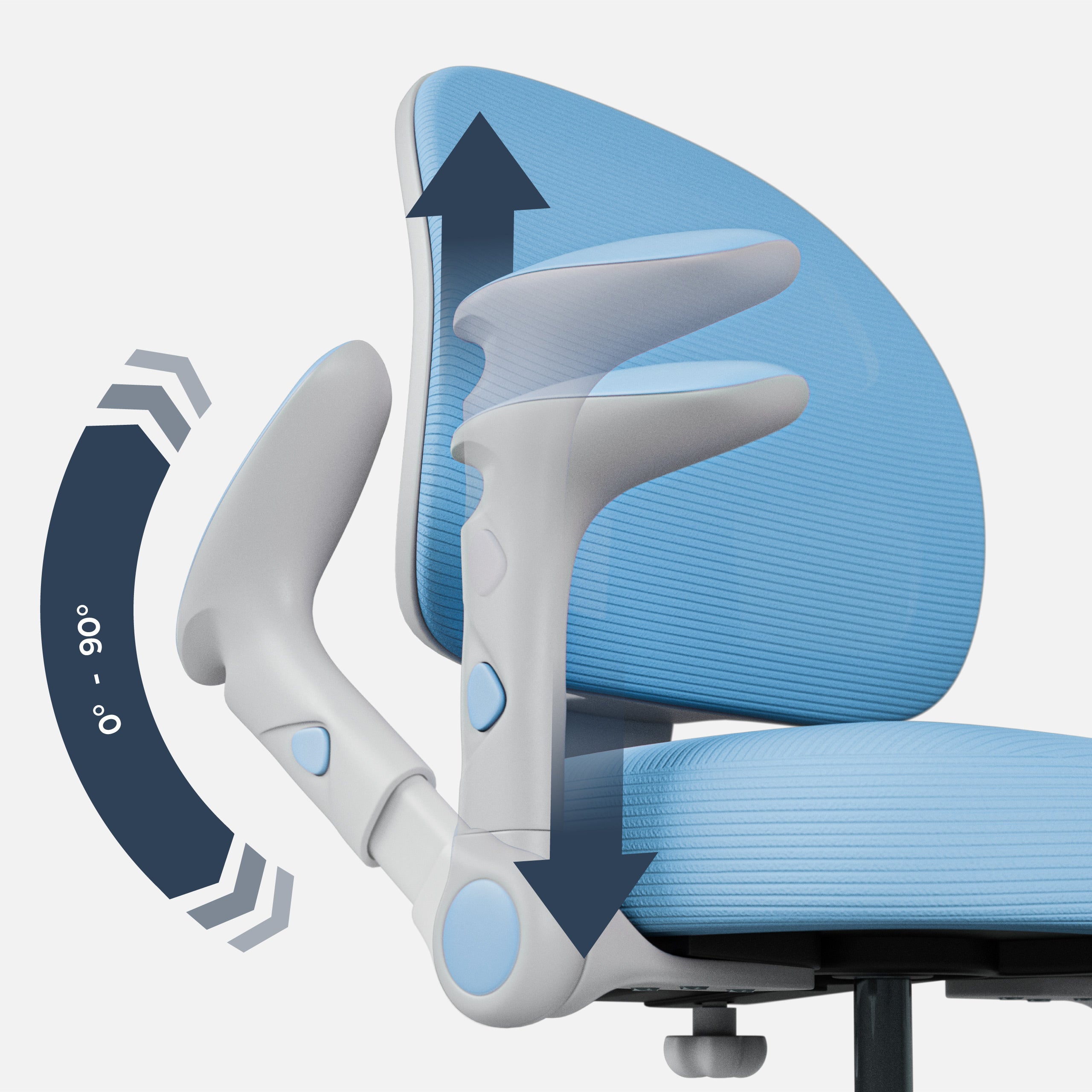 Fotel obrotowy Mark Adler JUNIOR 5.0 Blue