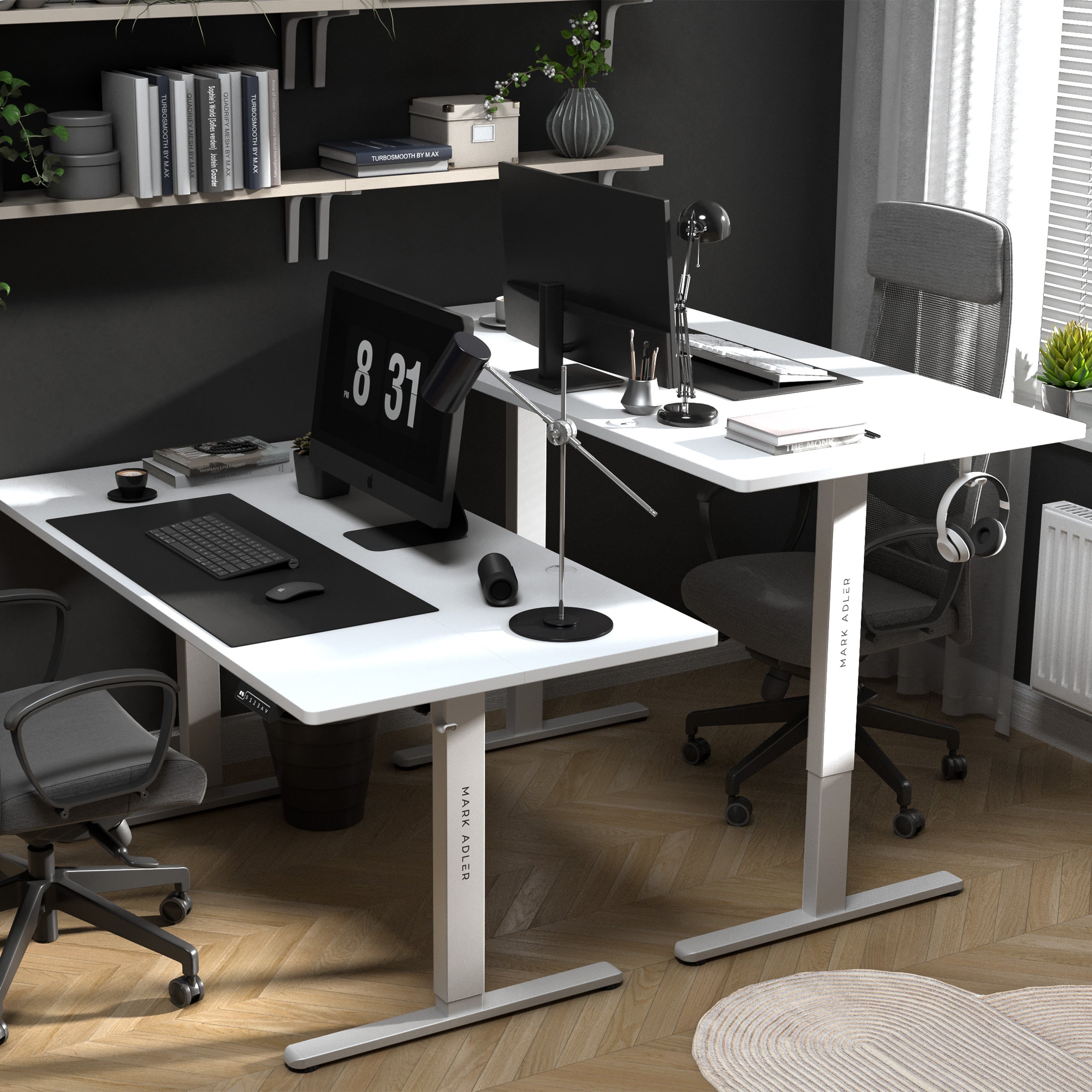 Biurko elektryczne Mark Adler Leader 7.6 White 160 cm