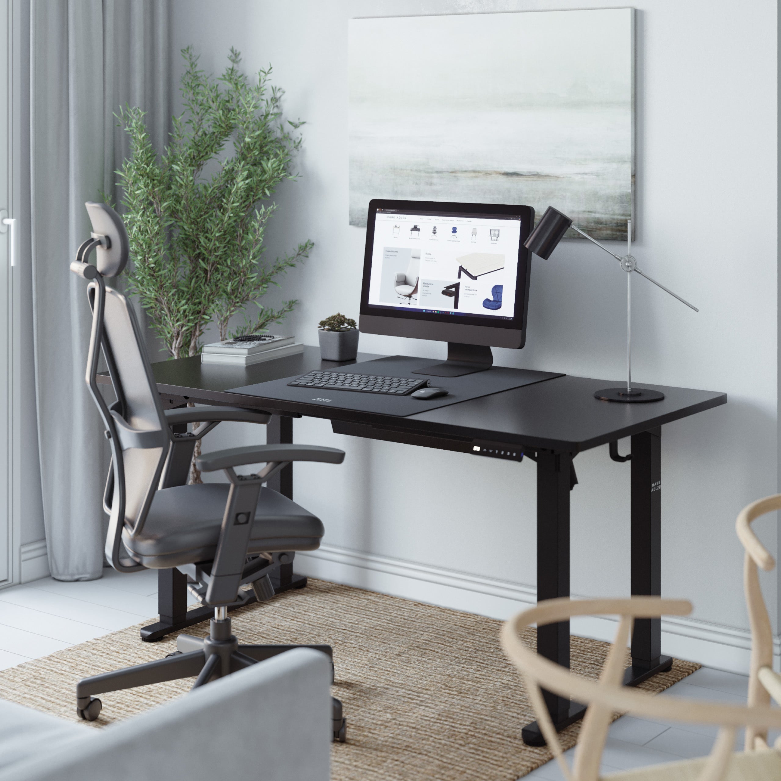 Biurko elektryczne Mark Adler Leader 9.3 Black 160 cm