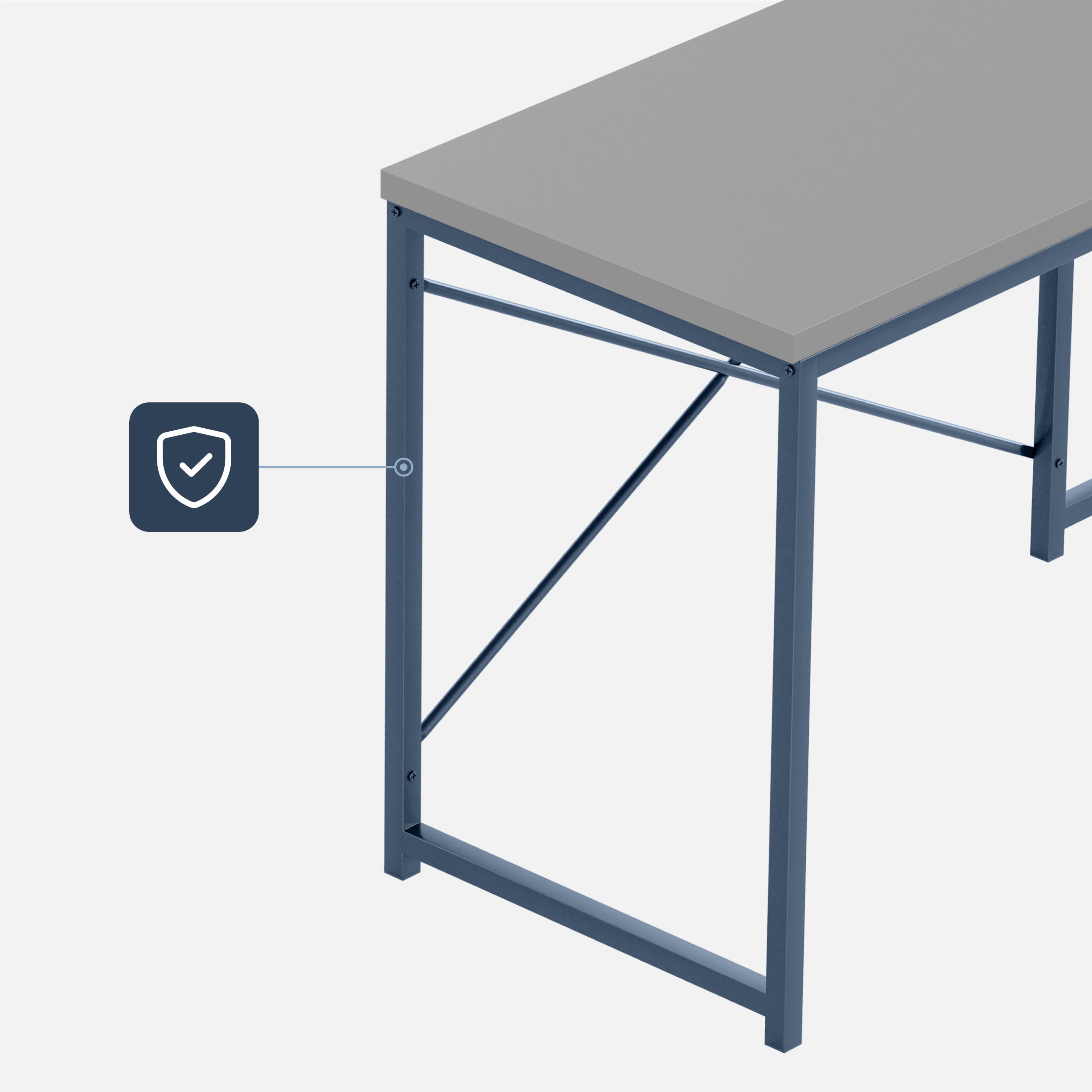 Biurko narożne z półkami Mark Adler Leader 5.9 Black 145 cm