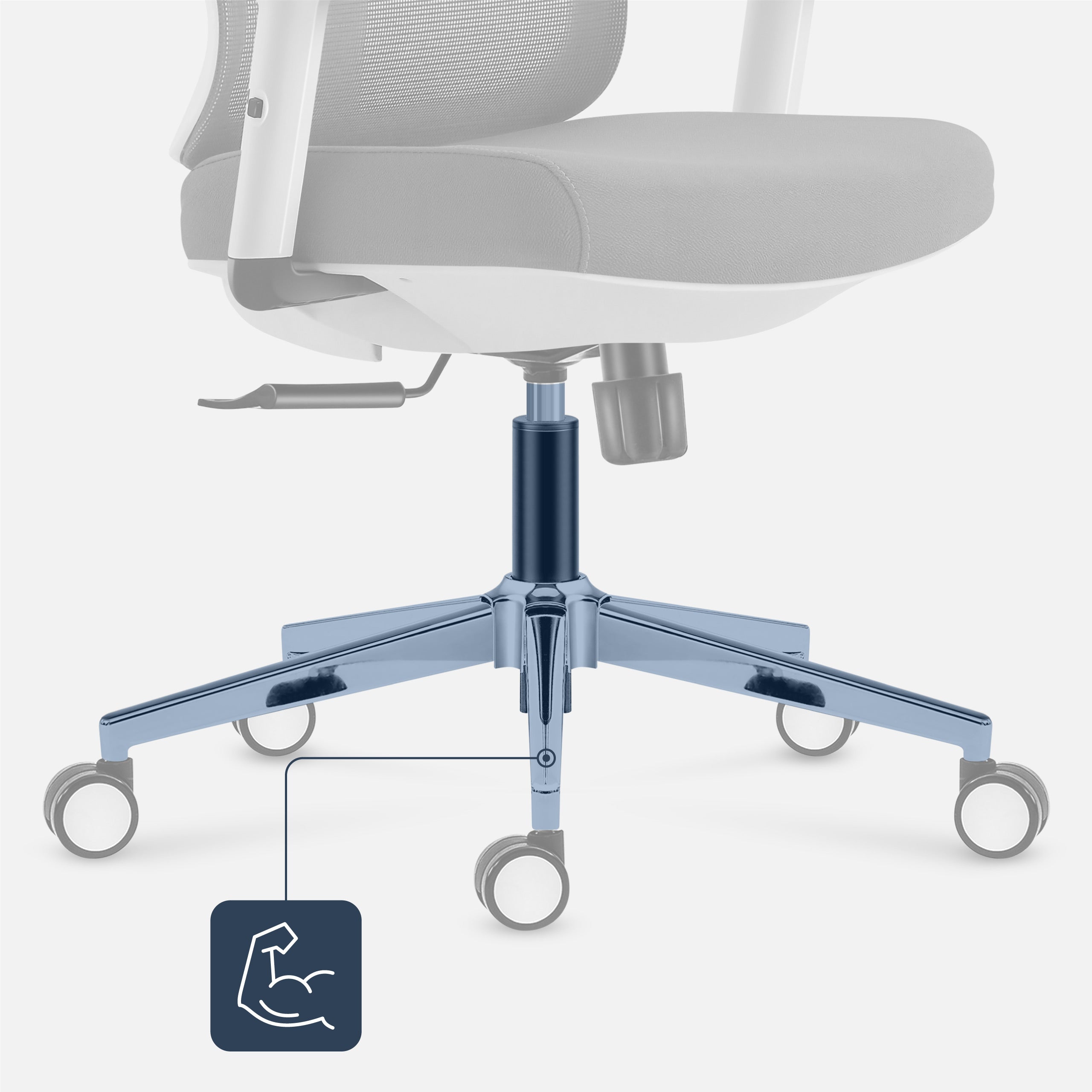 Fotel ergonomiczny Mark Adler Manager 3.3 White