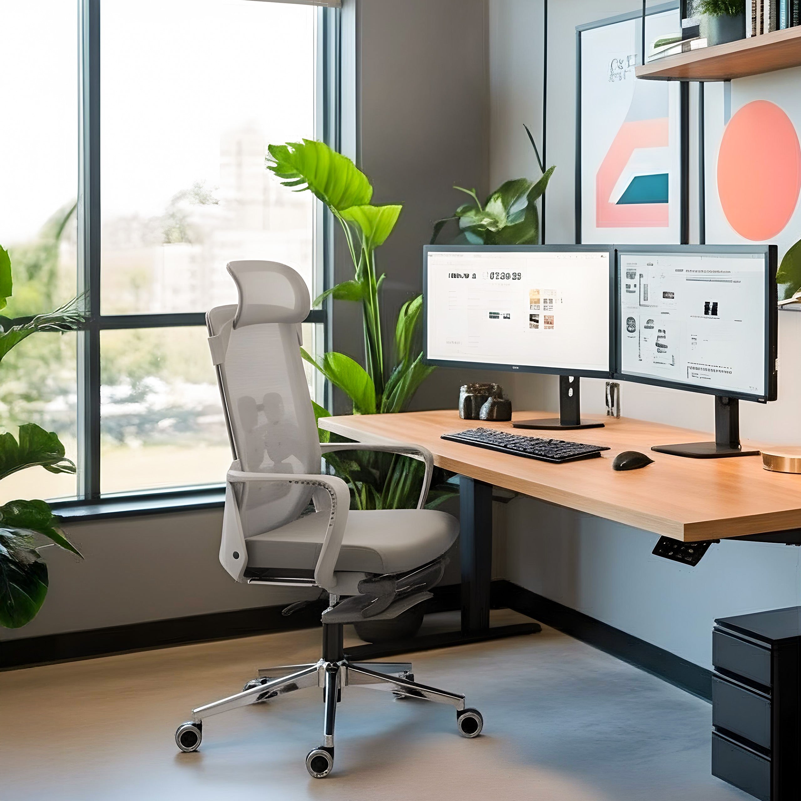 Fotel ergonomiczny Mark Adler Manager 3.6 Grey