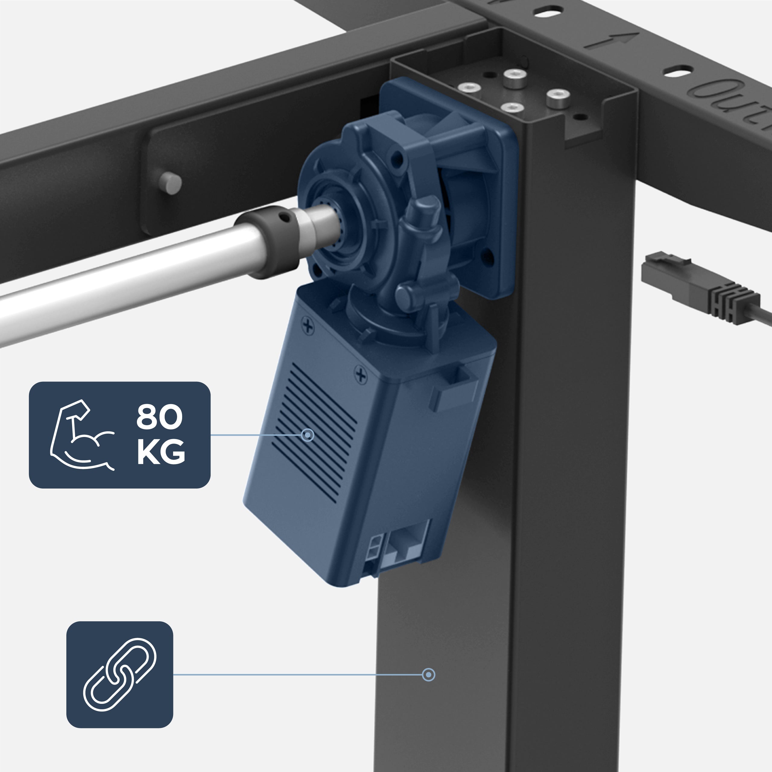 Elektryczny Stelaż Biurka Mark Adler Xeno 2.1