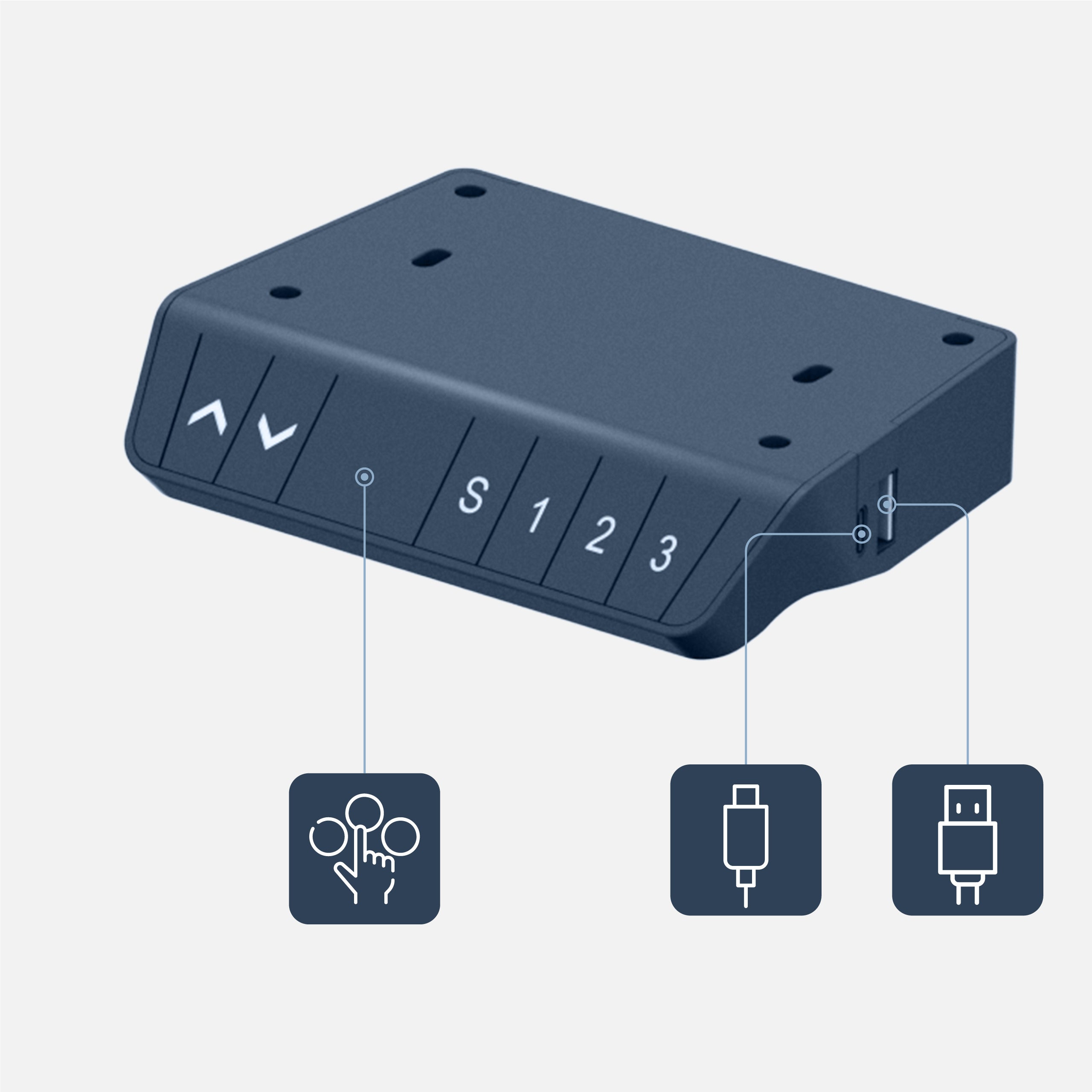 Dwusilnikowy elektryczny stelaż biurka Mark Adler Xeno 6.0