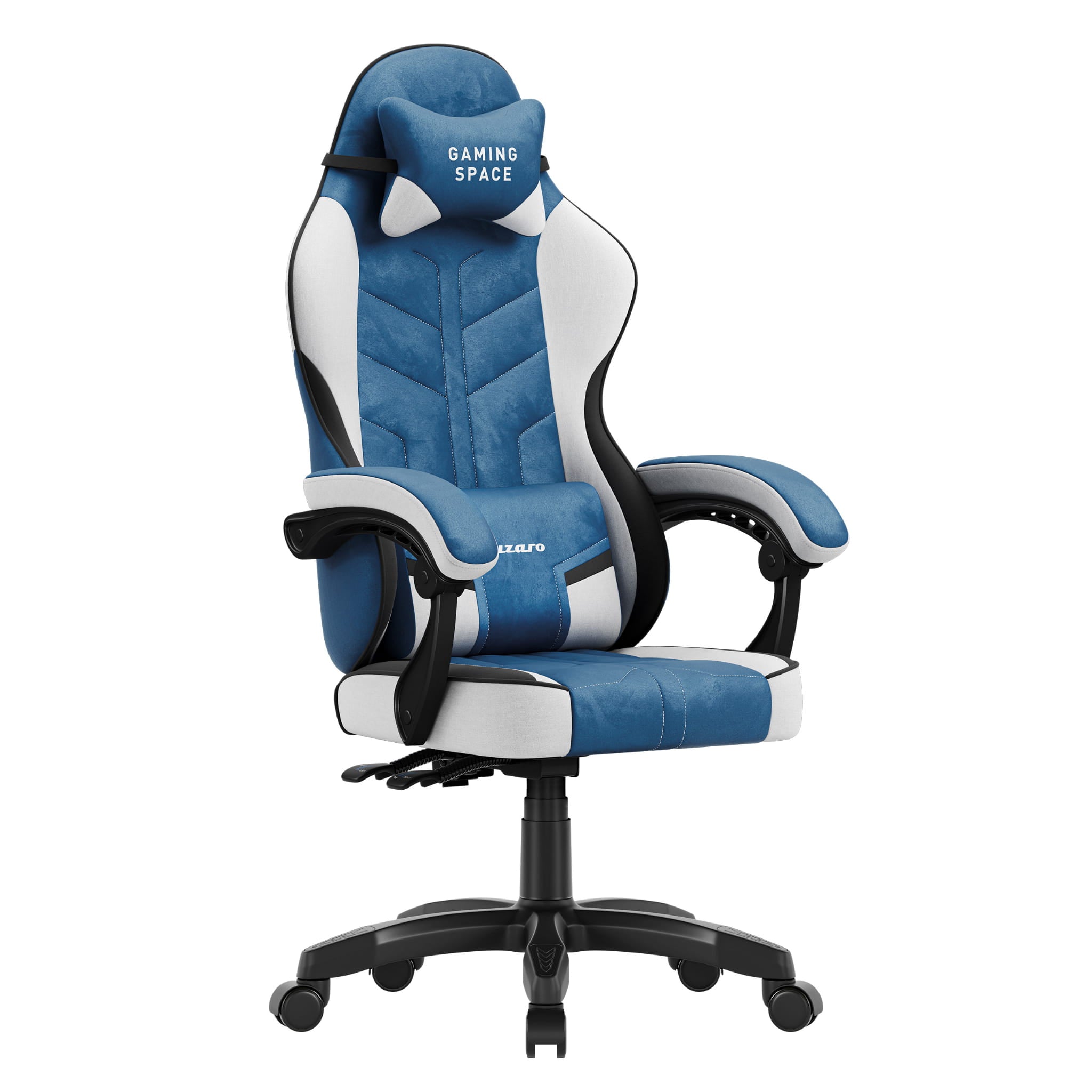 Fotel gamingowy welurowy Huzaro Force 2.7 Blue OUTLET
