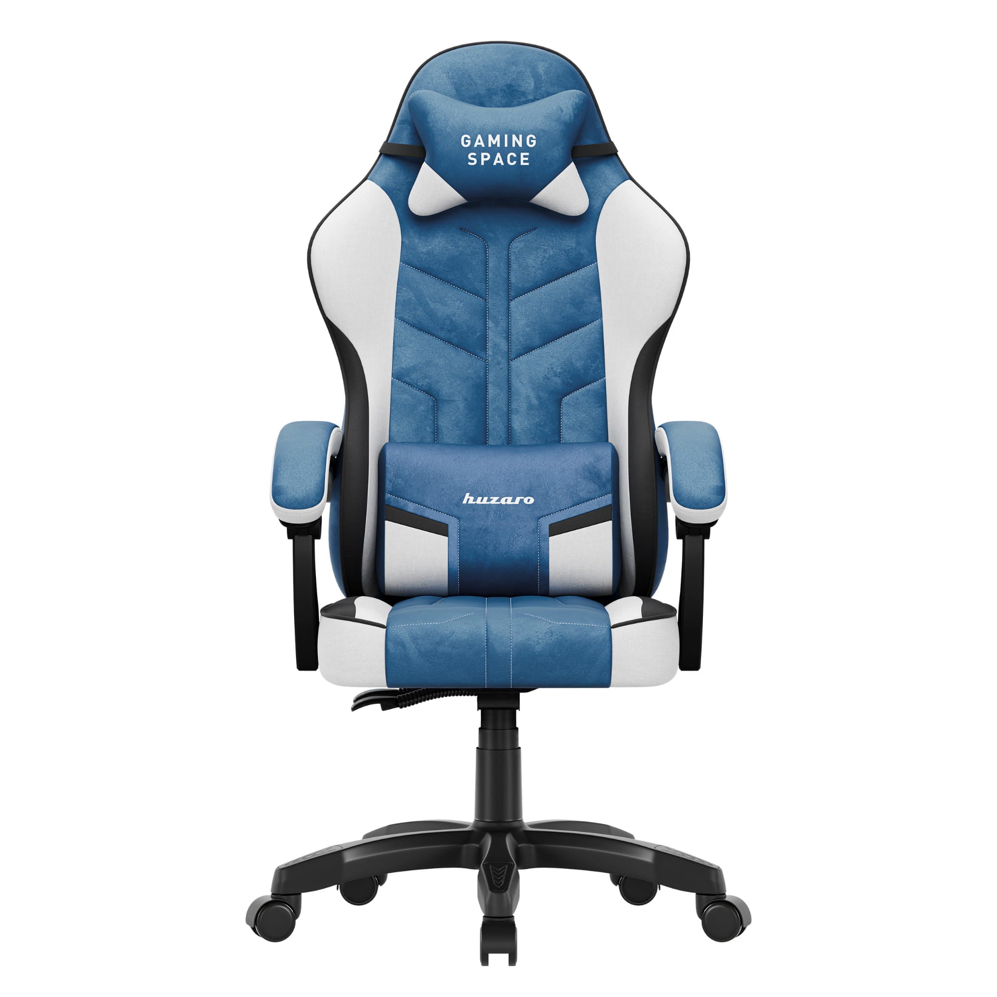 Fotel gamingowy welurowy Huzaro Force 2.7 Blue OUTLET