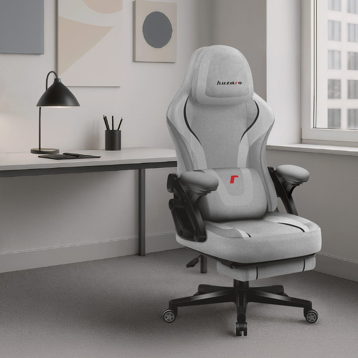 Fotel gamingowy Huzaro Force 4.6 Grey OUTLET