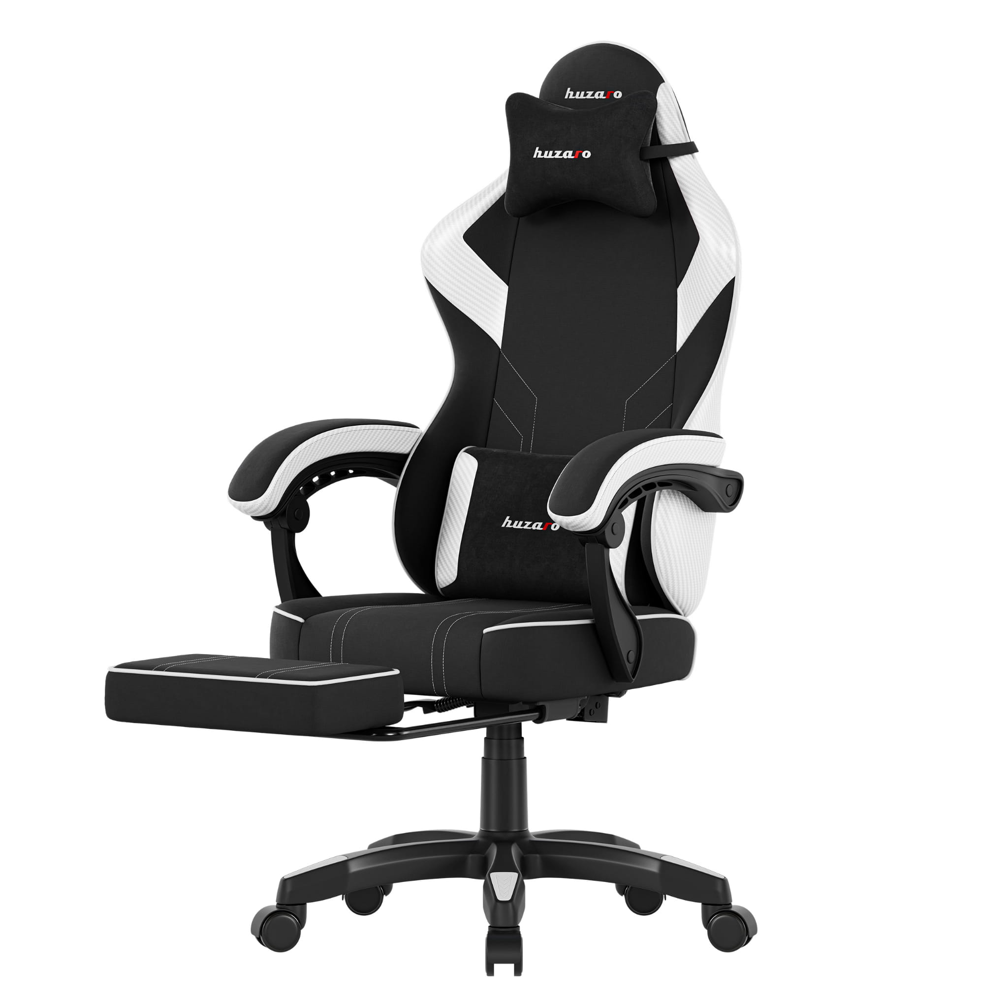 Fotel gamingowy Huzaro Force 3.7 White Carbon OUTLET
