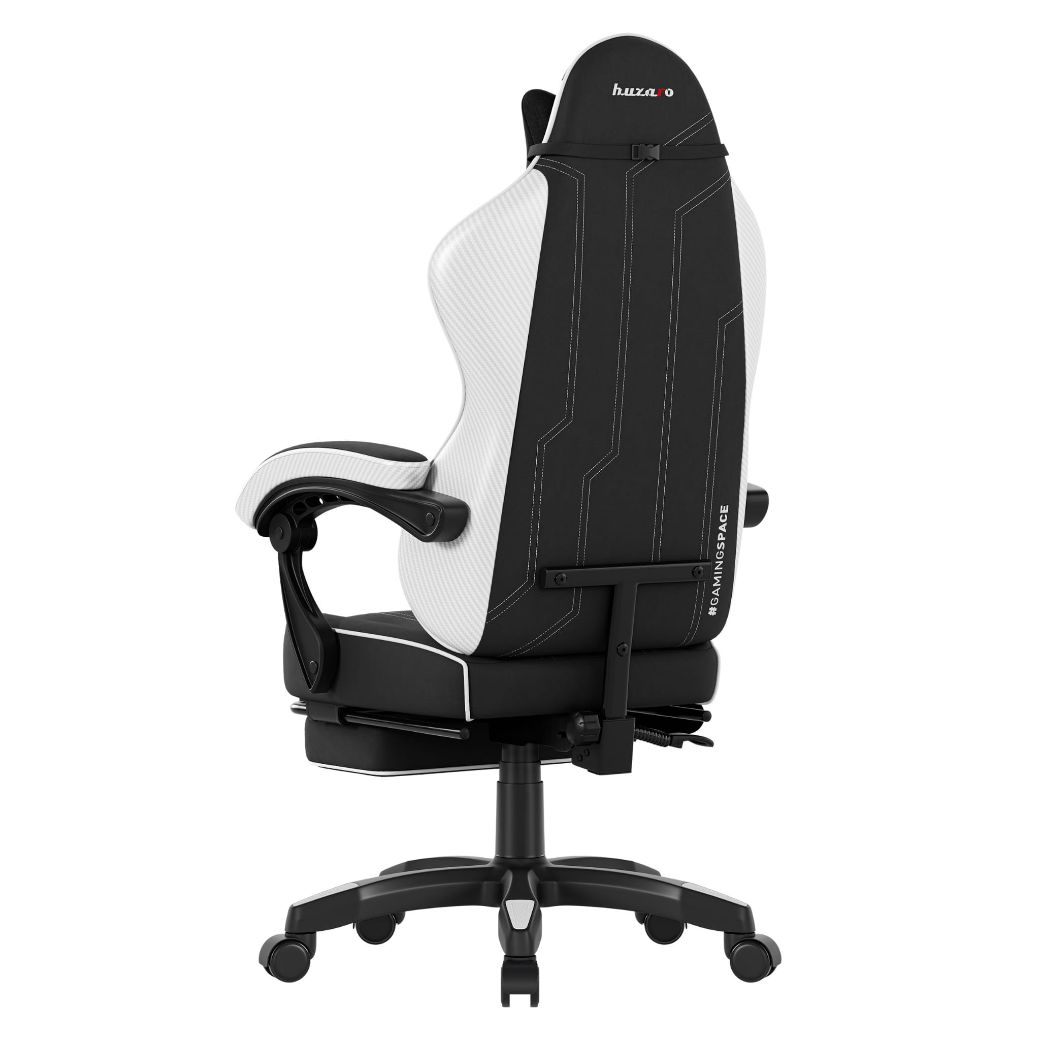Fotel gamingowy Huzaro Force 3.7 White Carbon OUTLET
