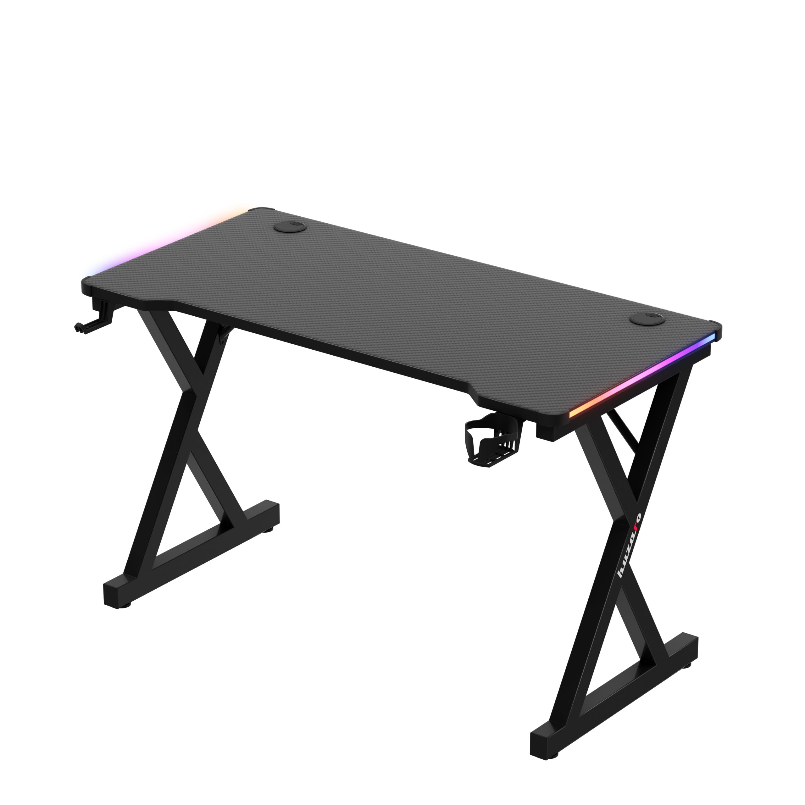Biurko gamingowe LED Huzaro Hero 2.3 RGB 120 cm OUTLET