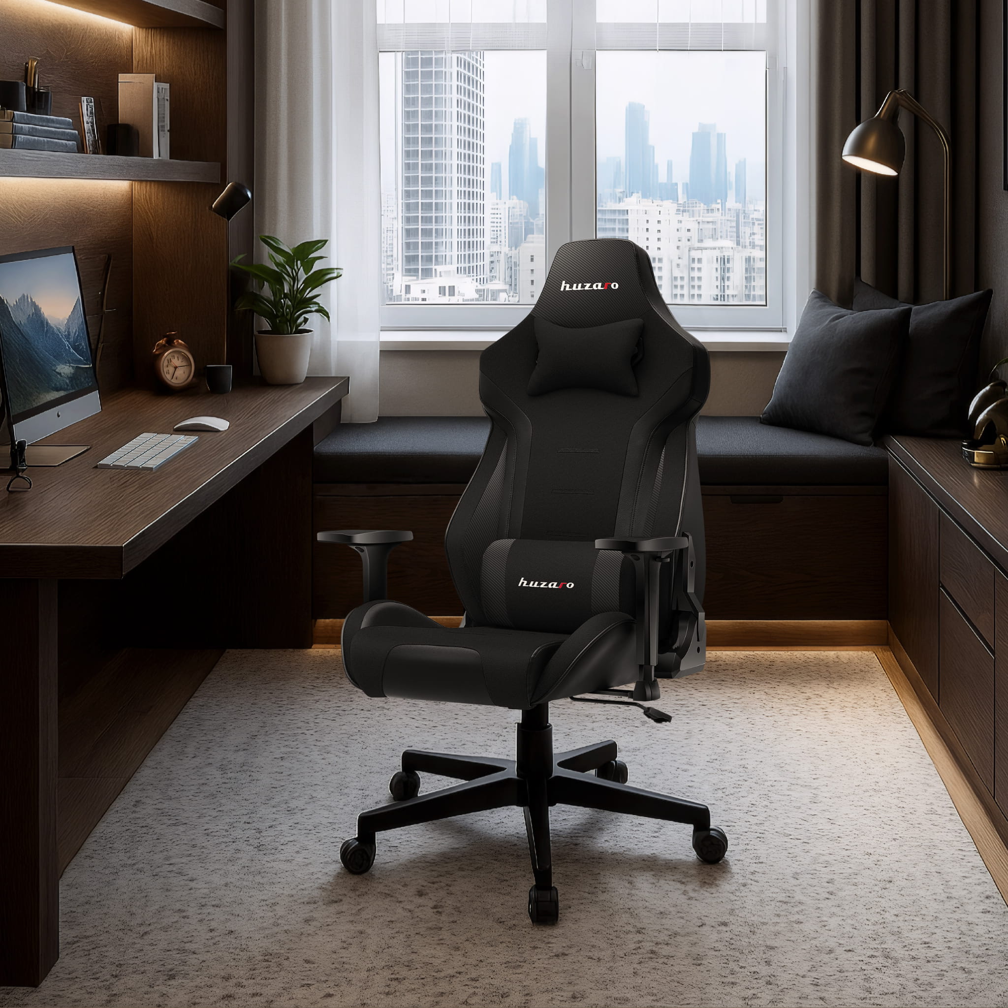 Fotel Gamingowy HUZARO FORCE 7.6 Black OUTLET