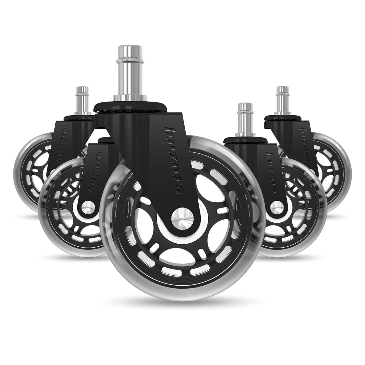 Kółka do fotela Casters 2.0 Black OUTLET