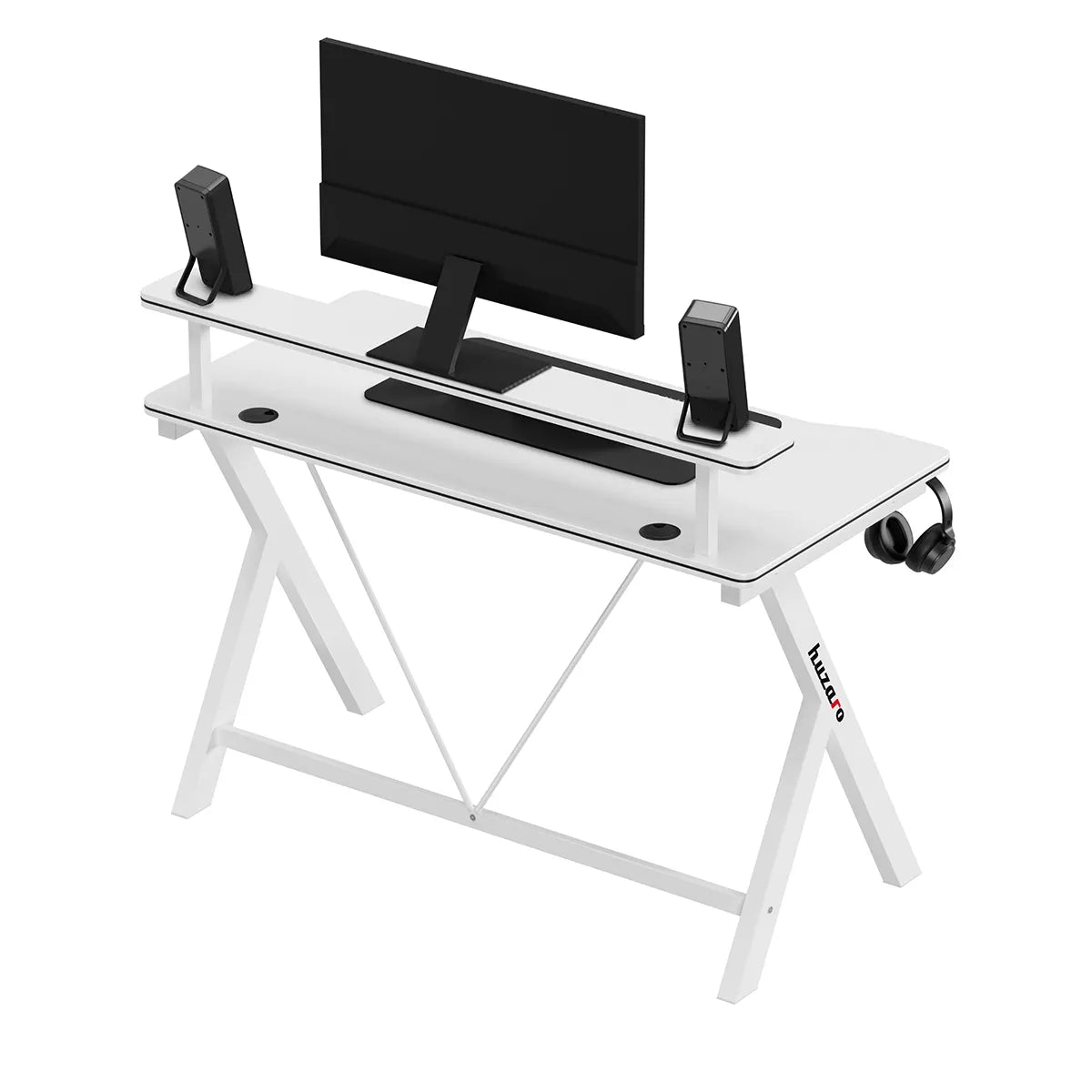 Biurko gamingowe 120 cm Huzaro Hero 1.9 White OUTLET