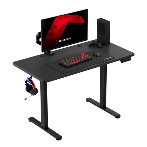 Biurko elektryczne gamingowe Huzaro Hero 8.1 Black 120 cm OUTLET