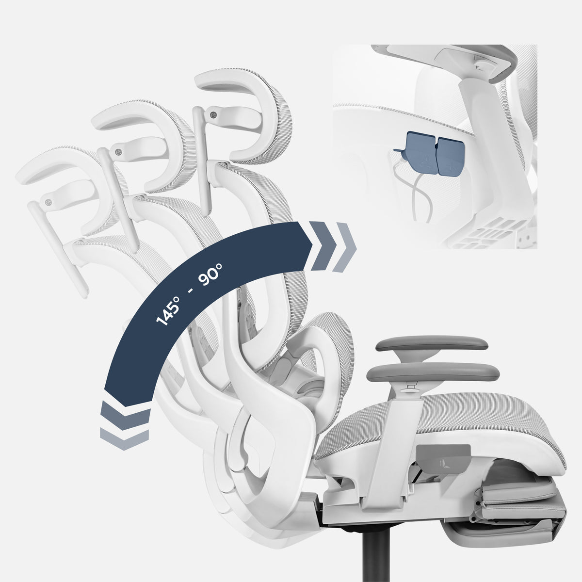 Fotel ergonomiczny Mark Adler Expert 9.3 Grey OUTLET