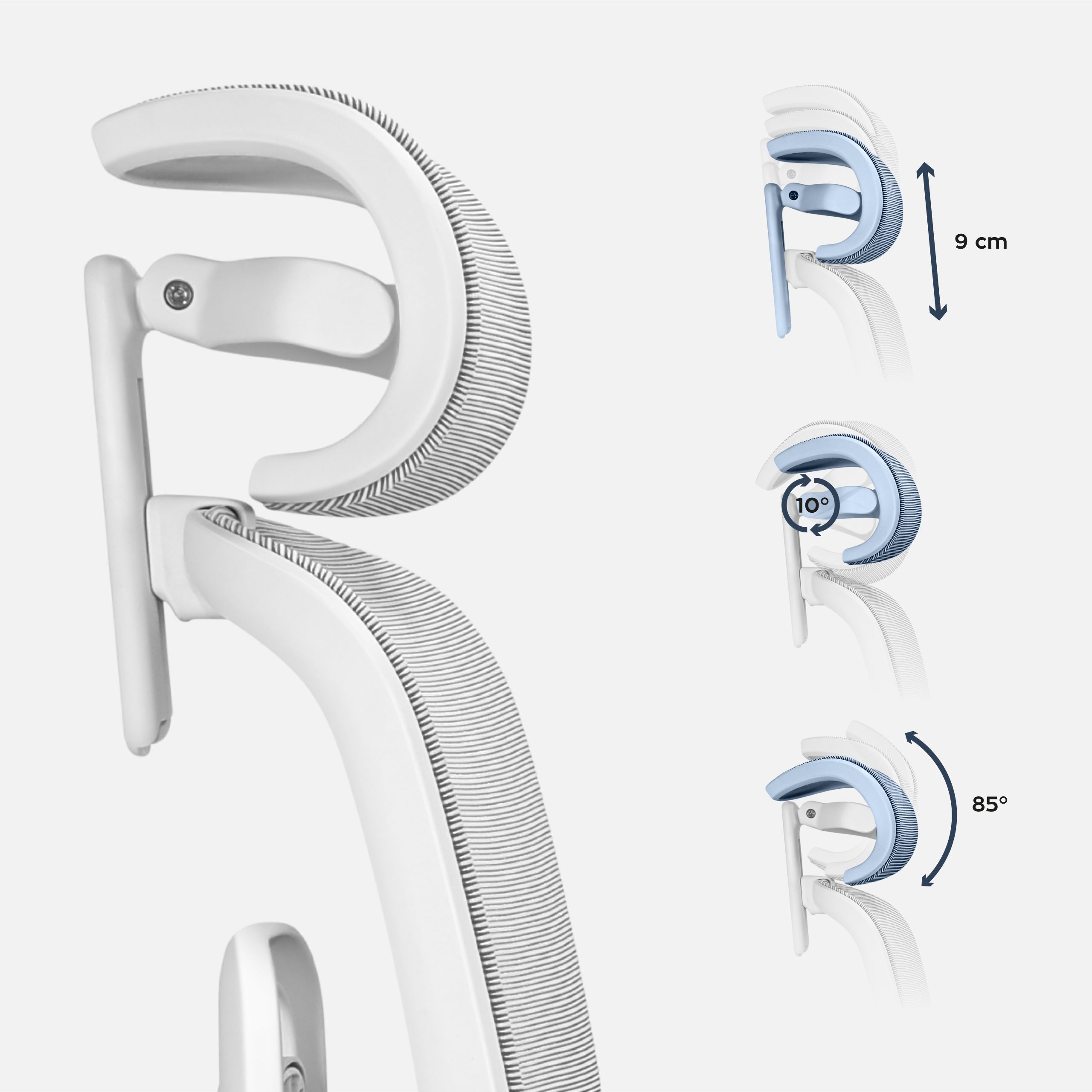 Fotel ergonomiczny Mark Adler Expert 9.3 Grey OUTLET