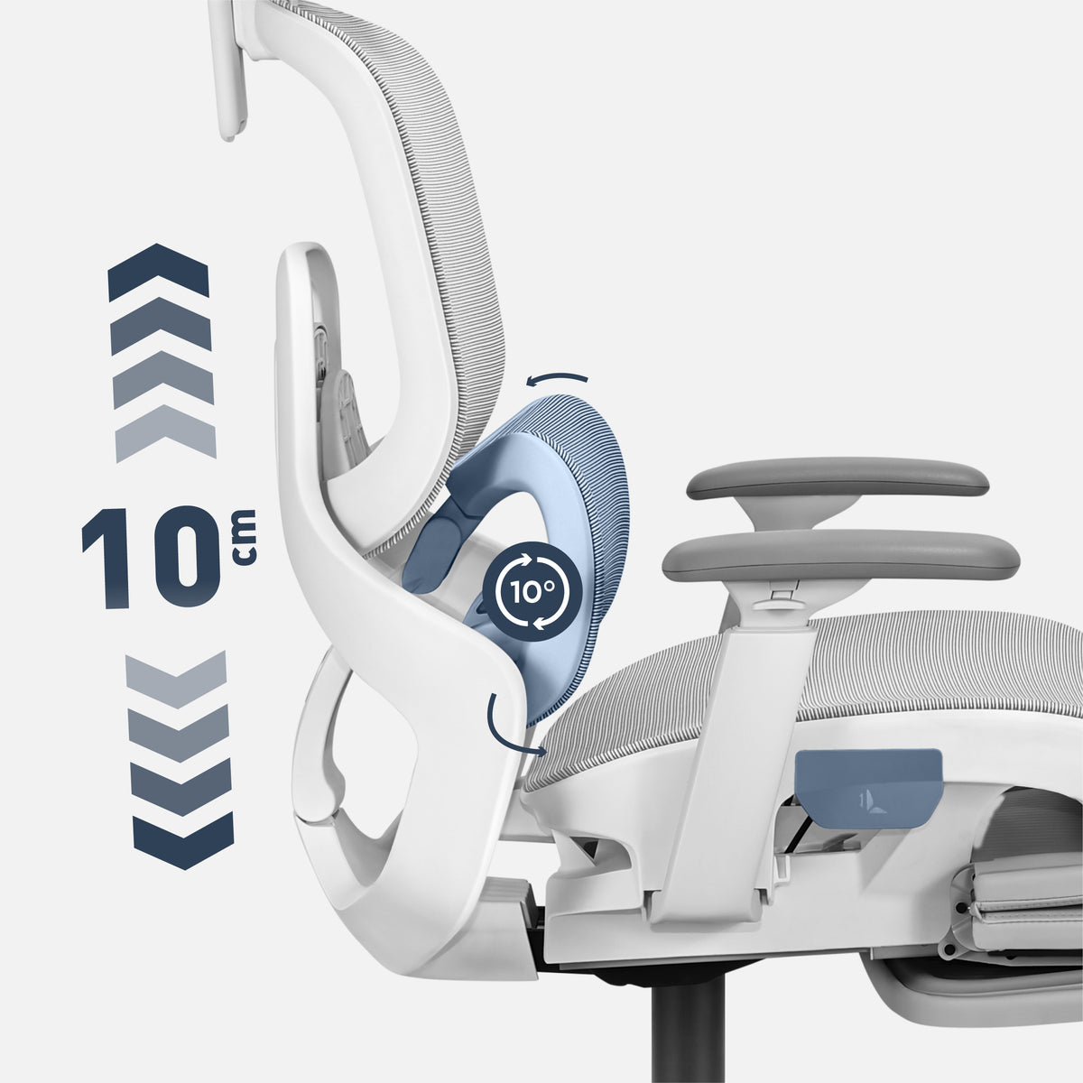 Fotel ergonomiczny Mark Adler Expert 9.3 Grey OUTLET