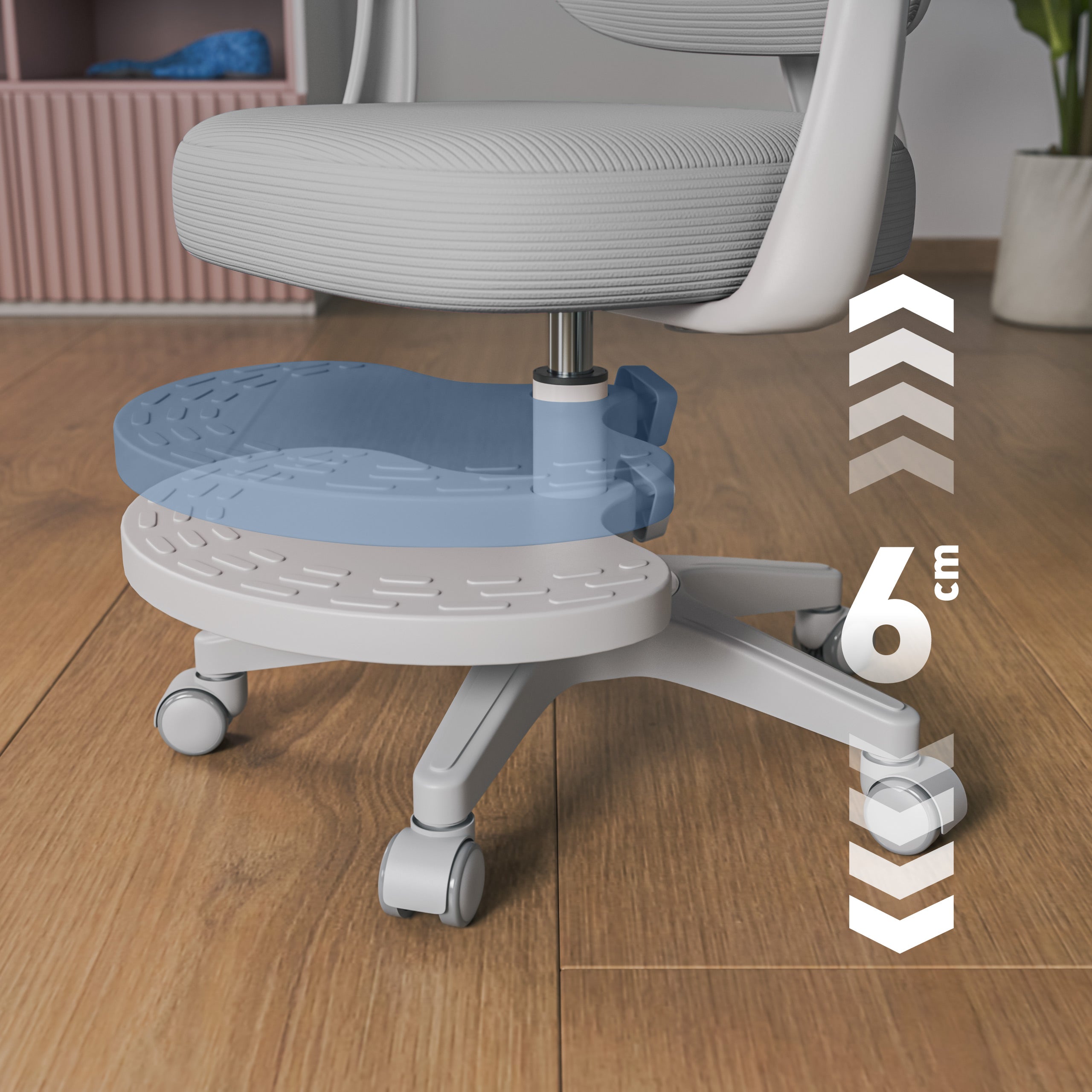 Fotel ergonomiczny dla dzieci Mark Adler Junior 4.4 Grey