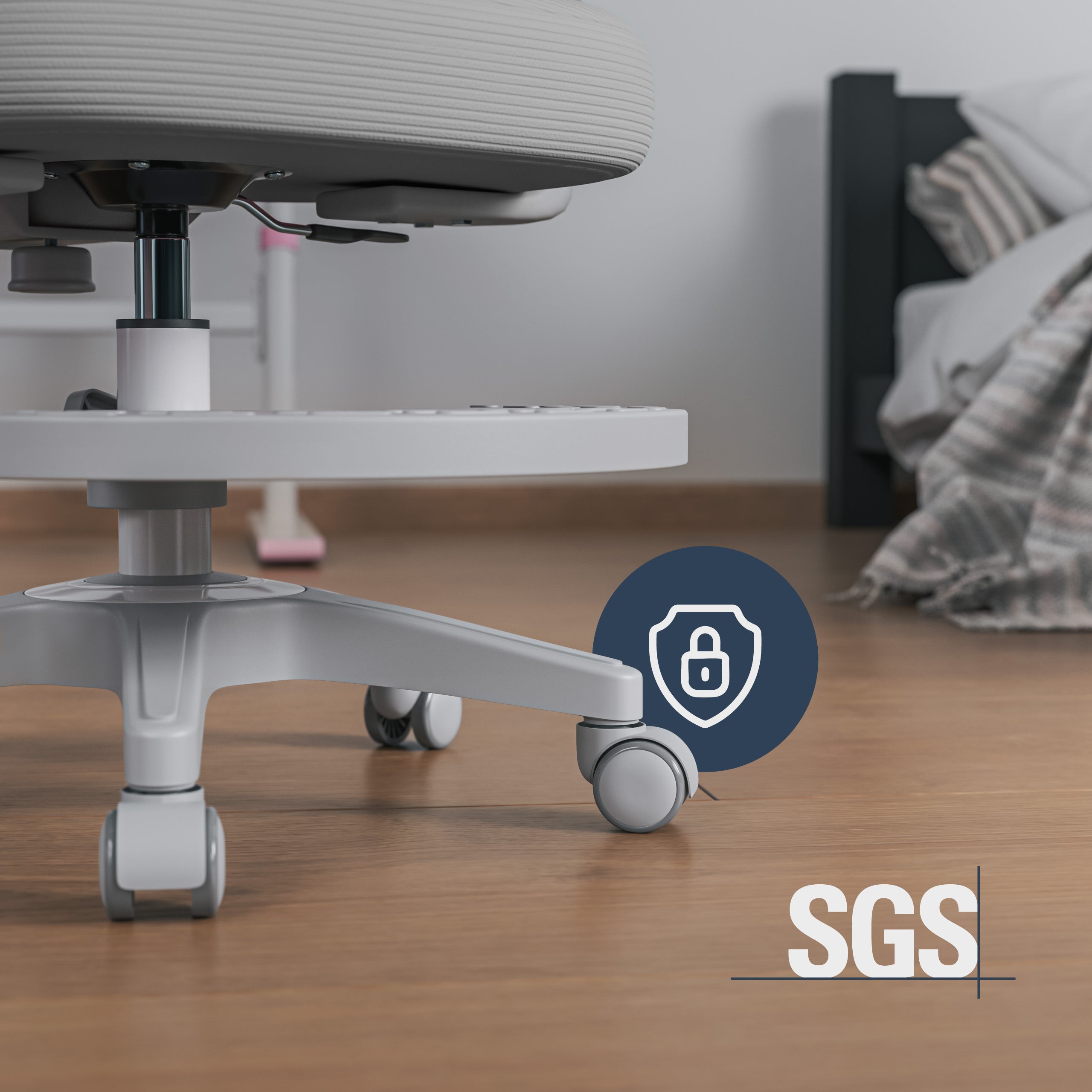 Fotel ergonomiczny dla dzieci Mark Adler Junior 4.4 Grey